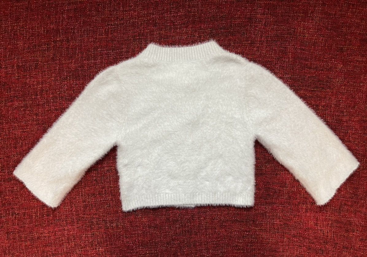 FUZZI Avant garde Cropped Japanese fuzzy mohair style cardigan Size XS / US 0-2 / IT 36-38 - 4 Thumbnail