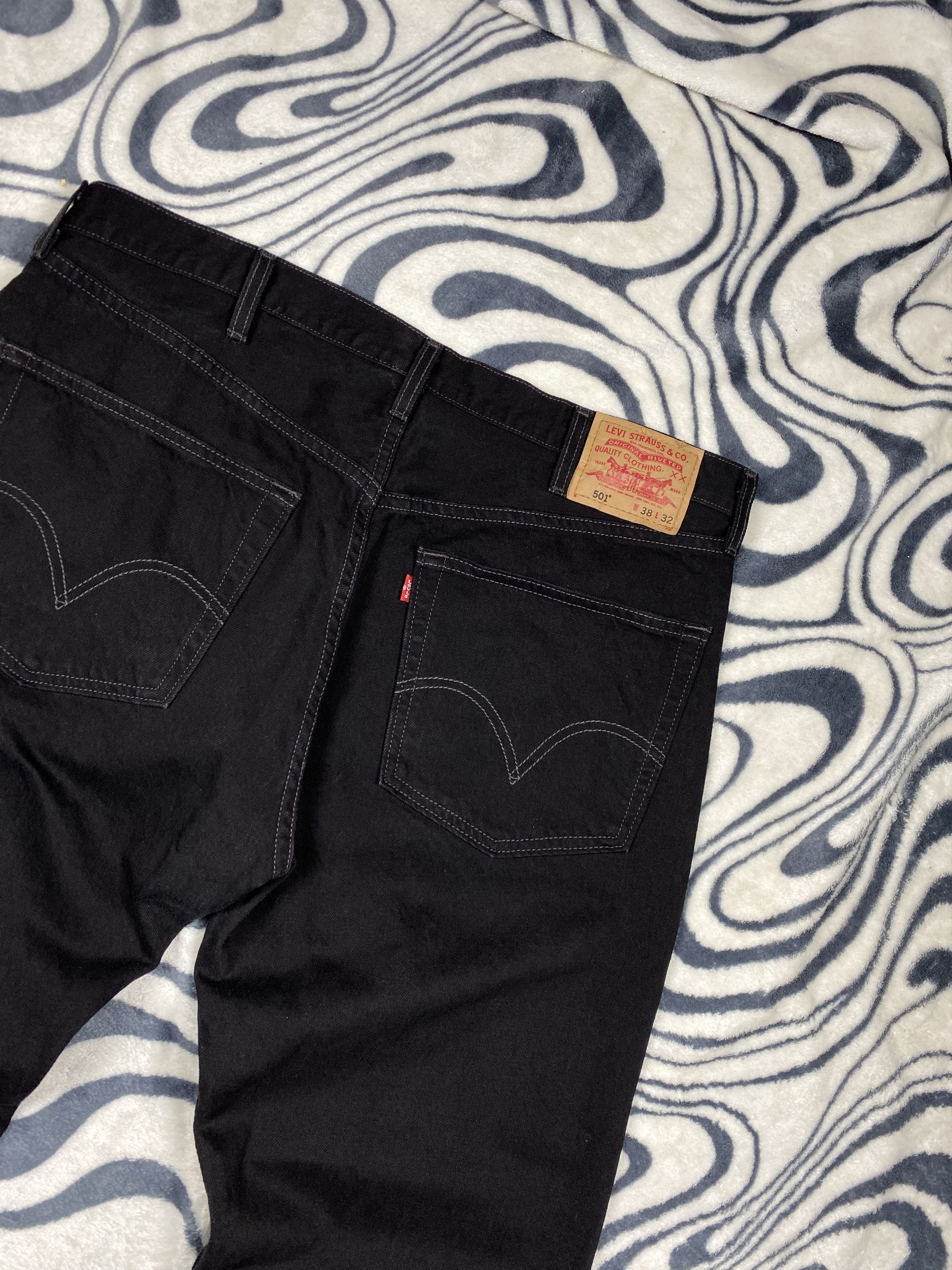 Levi's Levis 501 Red Tab Denim Pants Jeans Size US 38 / EU 54 - 2 Thumbnail