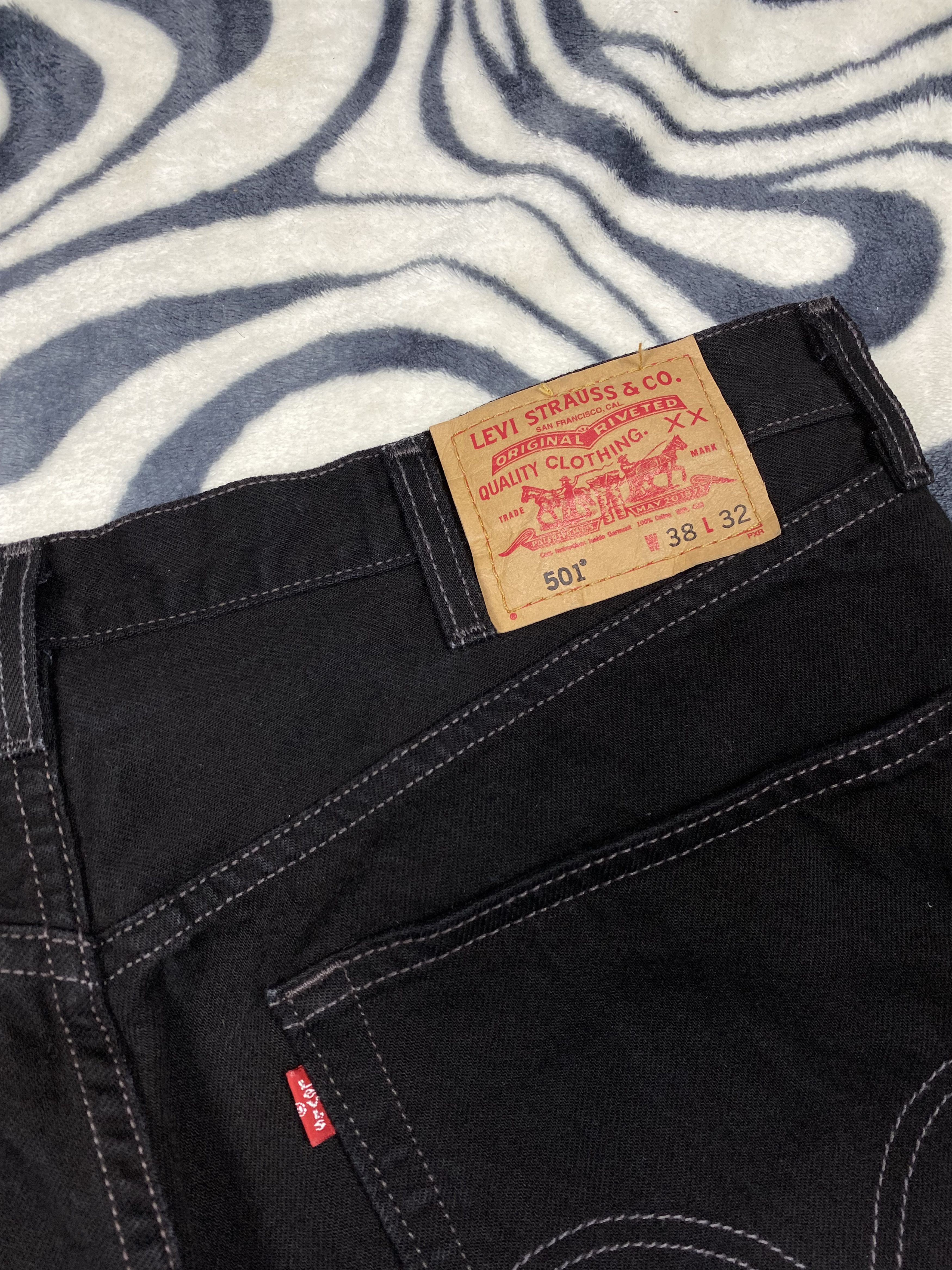 Levi's Levis 501 Red Tab Denim Pants Jeans Size US 38 / EU 54 - 3 Thumbnail