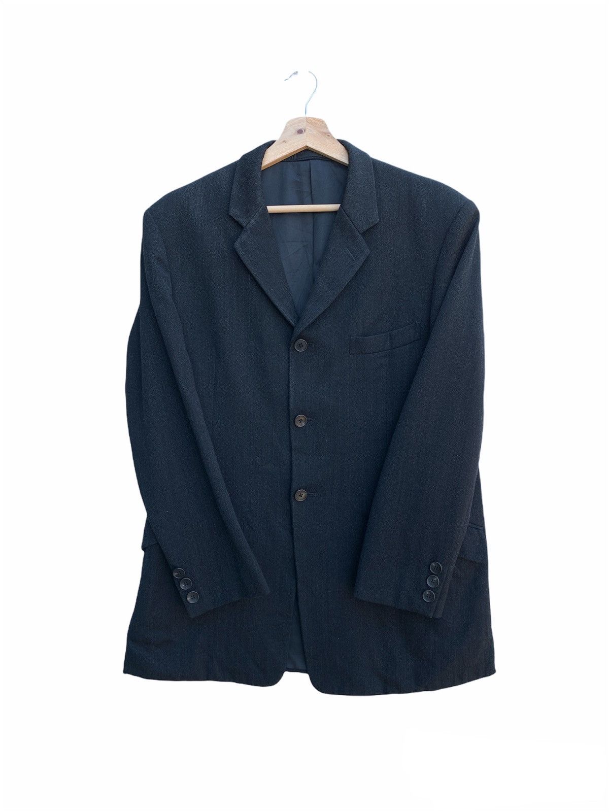 Yohji Yamamoto 🔥A.A.R Yohji Yamamoto Durban Wool Coat Jacket Size US M / EU 48-50 / 2 - 6 Thumbnail