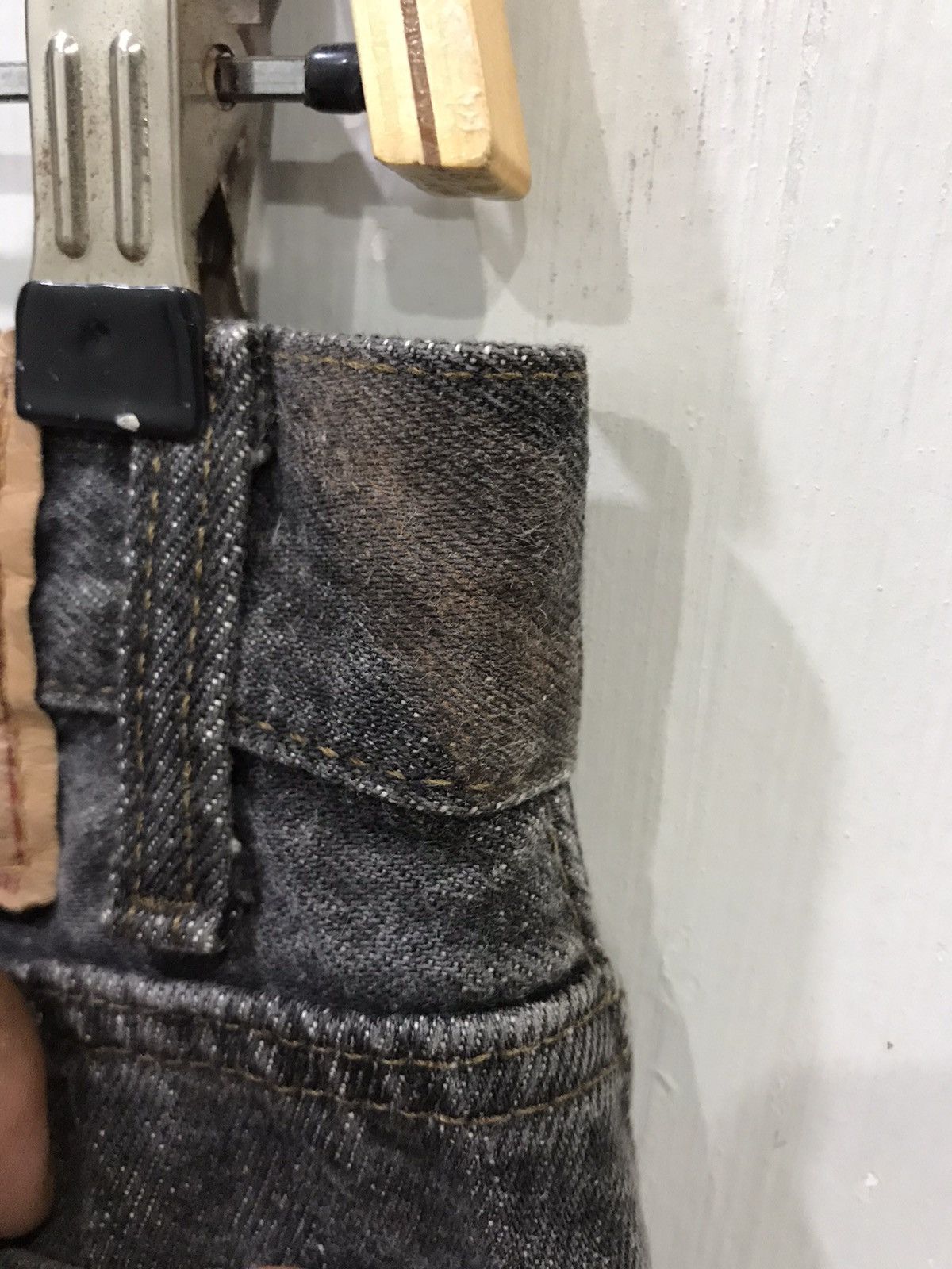 Levi's × Vintage Vintage Levis 90s Black Lot 501 544 Button Usa Denim Size US 31 - 12 Thumbnail