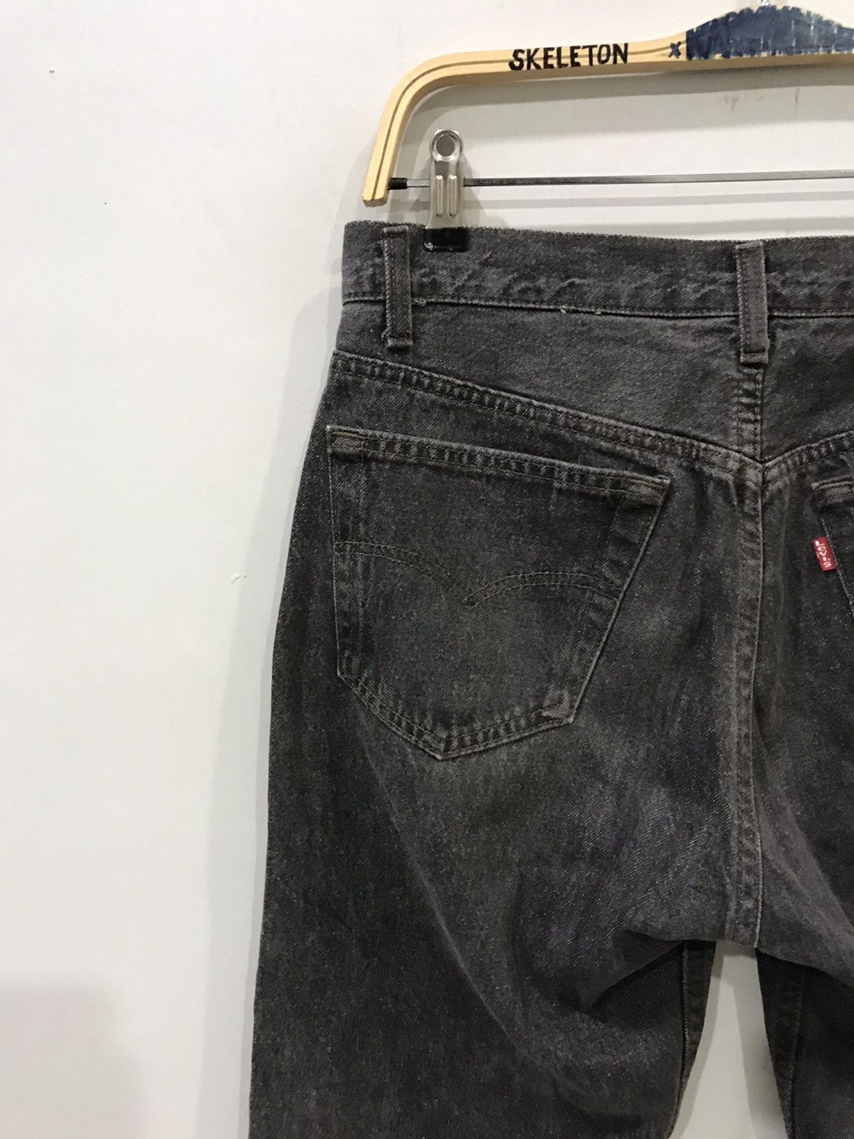 Levi's × Vintage Vintage Levis 90s Black Lot 501 544 Button Usa Denim Size US 31 - 10 Thumbnail