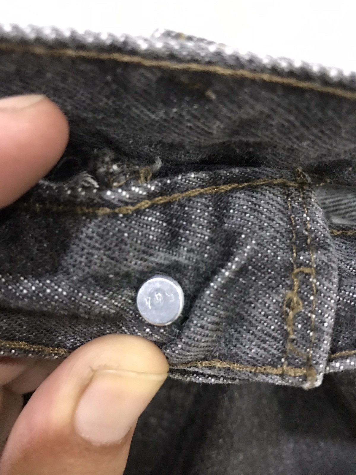 Levi's × Vintage Vintage Levis 90s Black Lot 501 544 Button Usa Denim Size US 31 - 5 Thumbnail