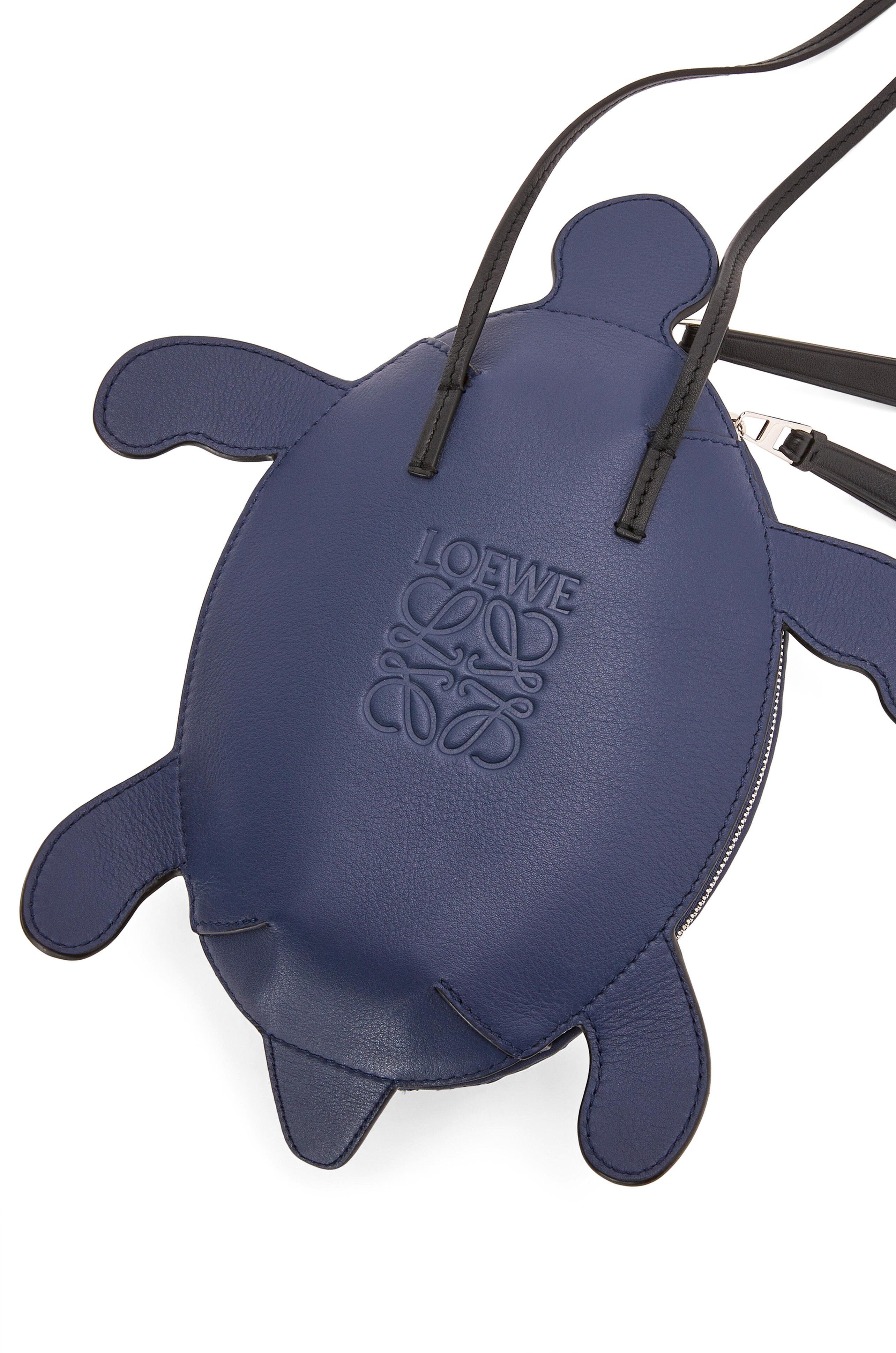 Loewe LOEWExPAULA’S IBIZA TURTLE POUCH IN TOQUILLA PALM &CALFSKIN Size ONE SIZE - 4 Thumbnail