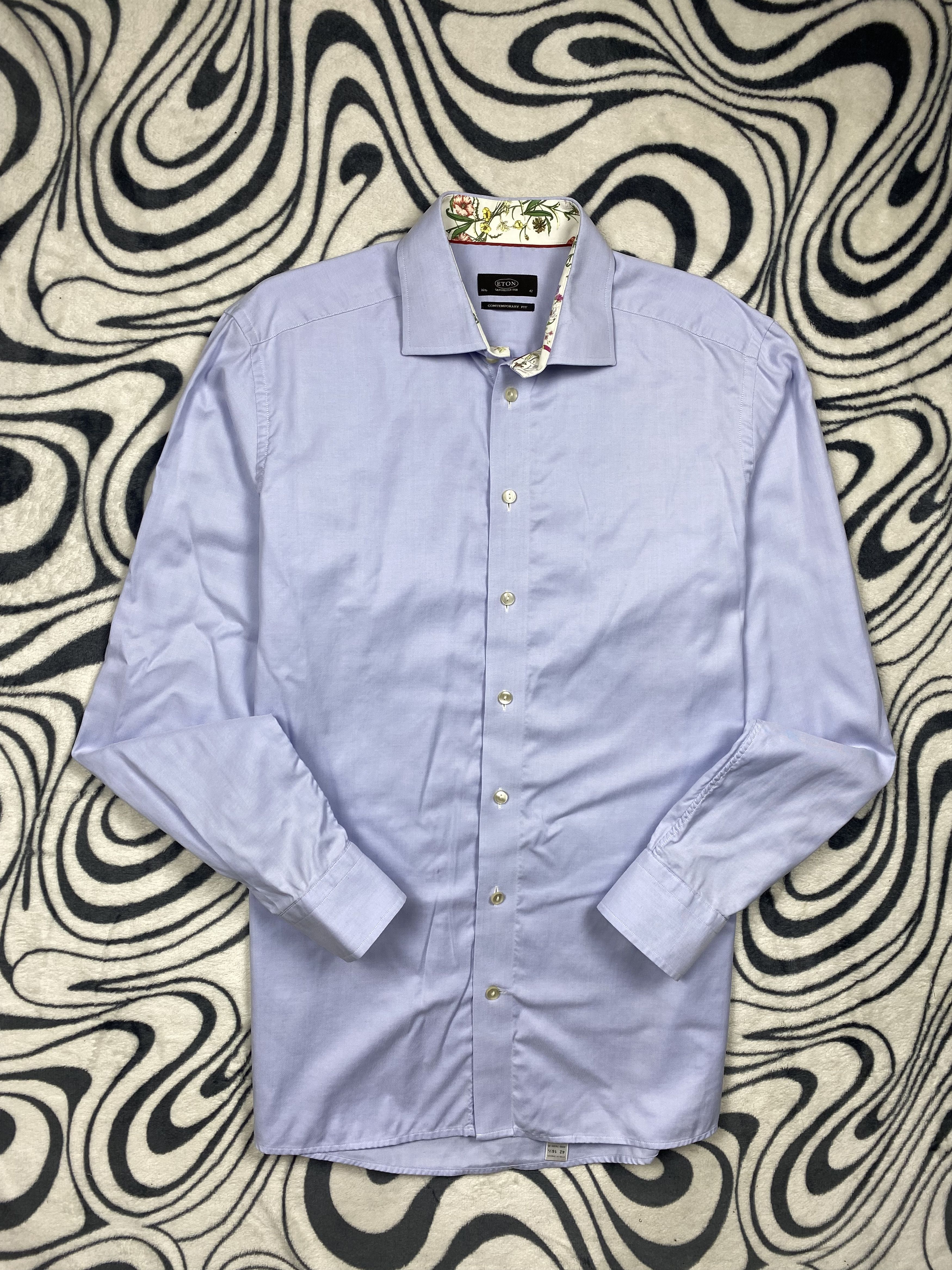 Eton × Vintage Eton Vintage Mens Long Sleeve Shirt Size US L / EU 52-54 / 3 - 1 Thumbnail