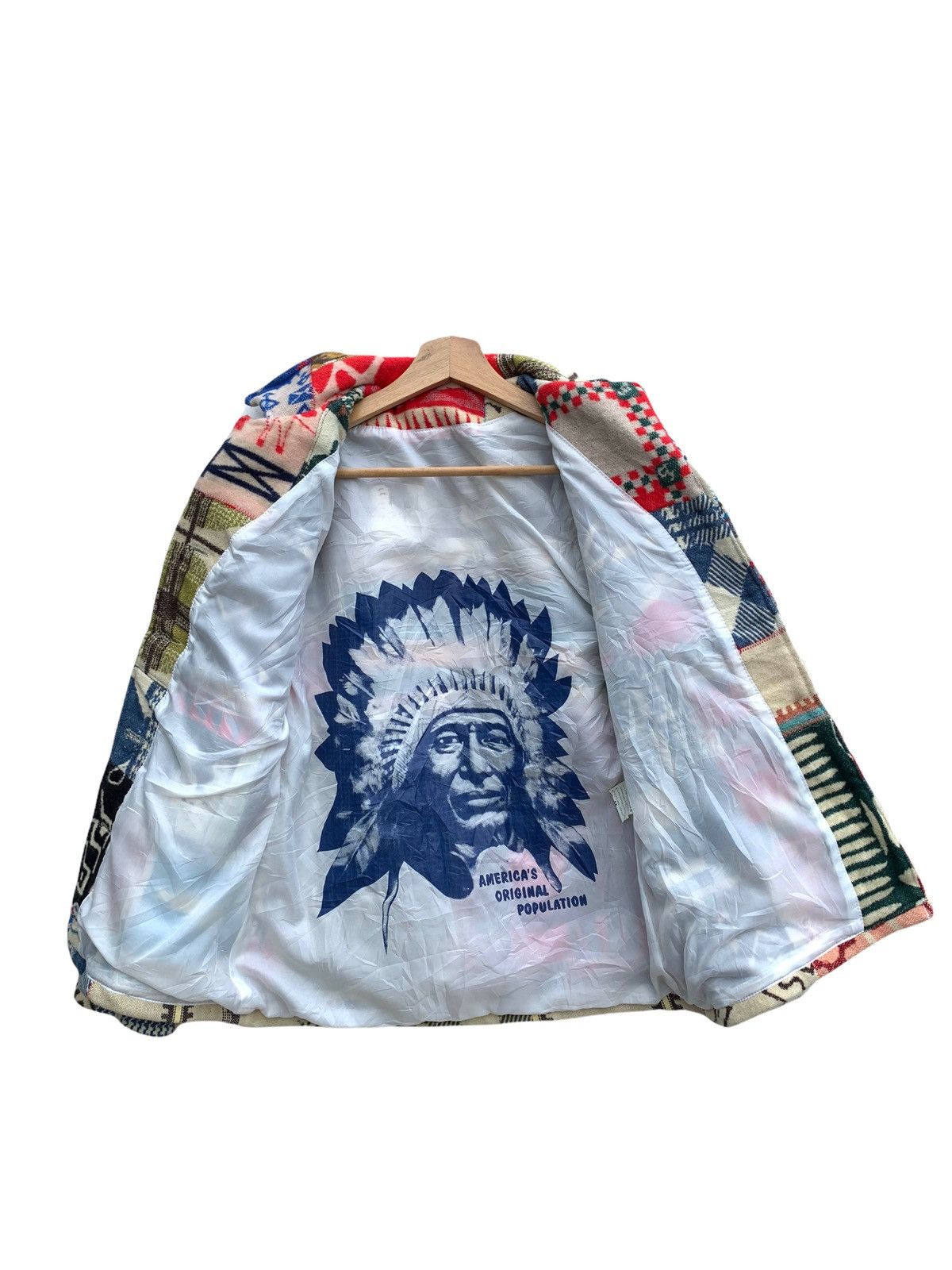 Native × Vintage Vintage Beckaro America’s Original Population Navajo Jacket Size M / US 6-8 / IT 42-44 - 3 Thumbnail