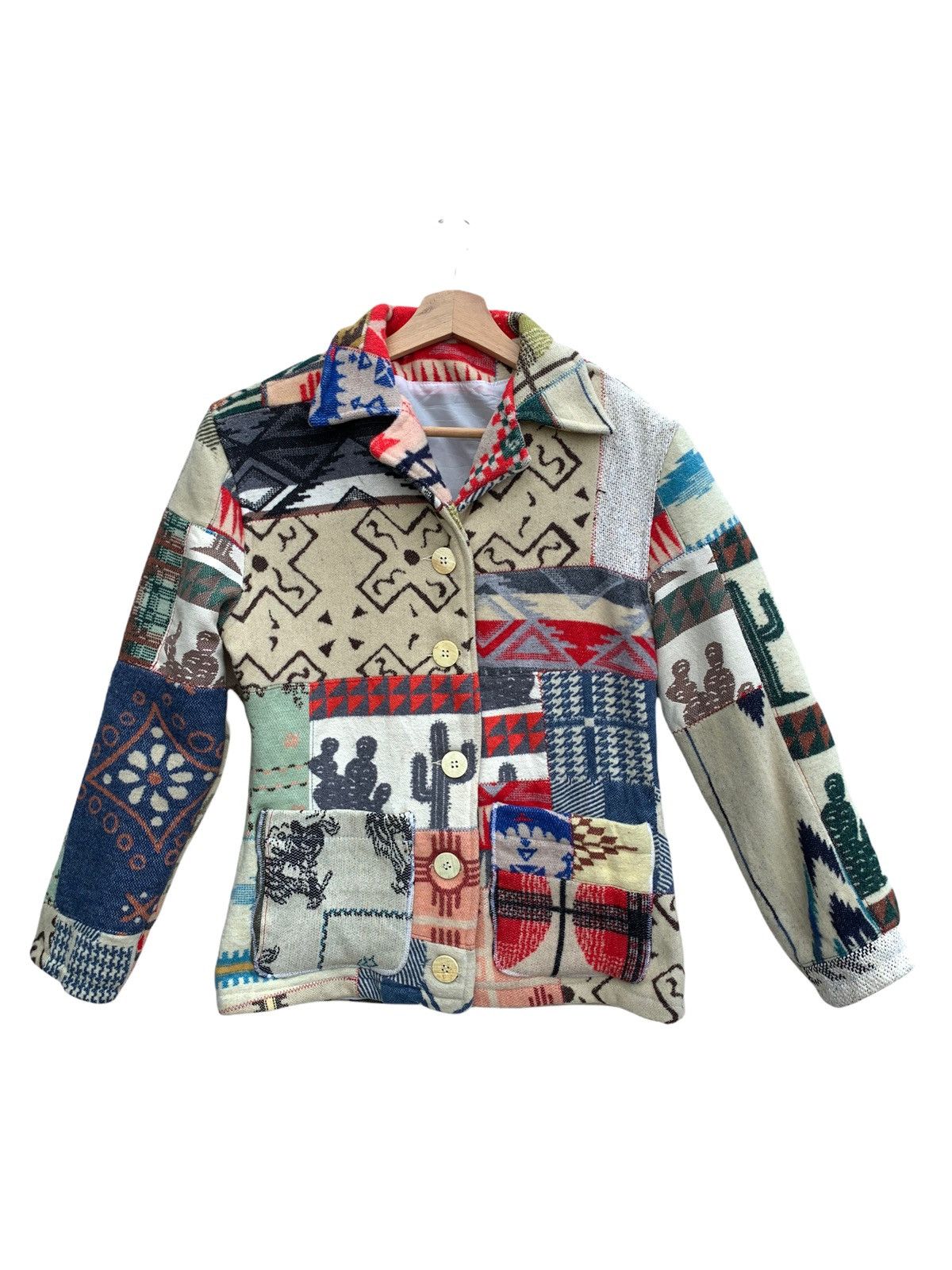 Native × Vintage Vintage Beckaro America’s Original Population Navajo Jacket Size M / US 6-8 / IT 42-44 - 2 Thumbnail