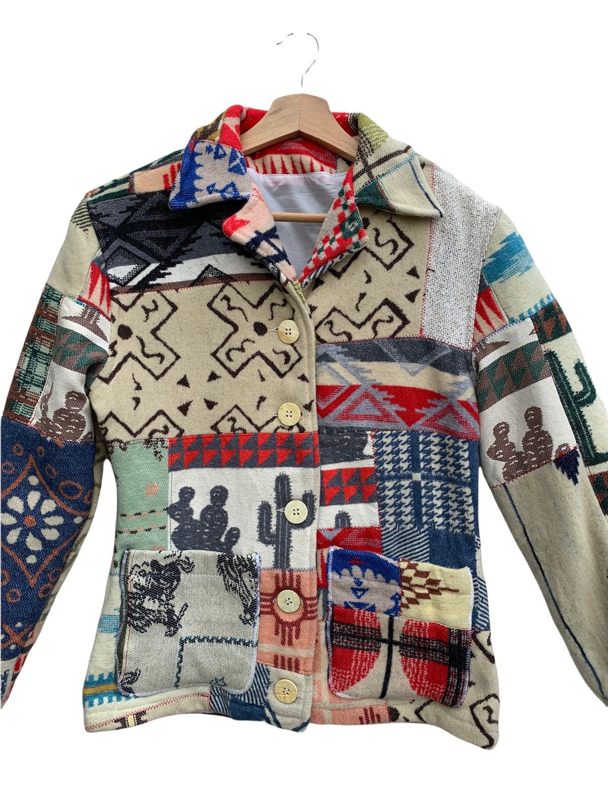 Native × Vintage Vintage Beckaro America’s Original Population Navajo Jacket Size M / US 6-8 / IT 42-44 - 4 Thumbnail
