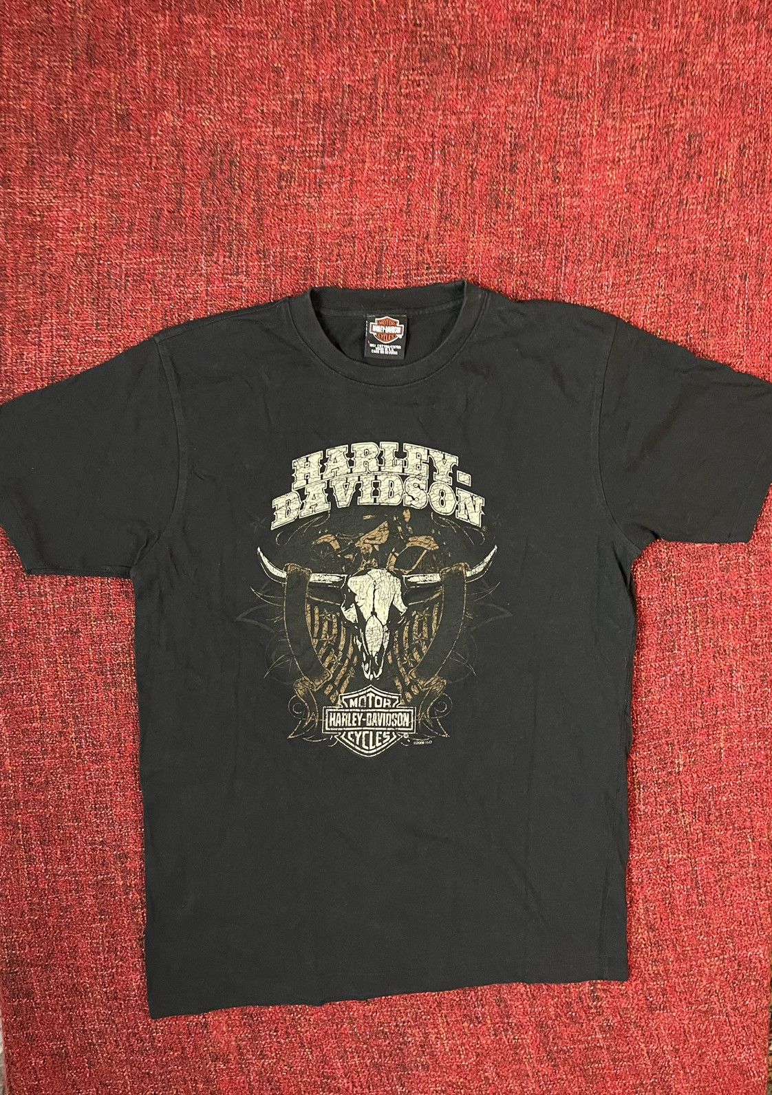Harley Davidson × Vintage Harley Davidson 2008 vintage t-shirt Size US L / EU 52-54 / 3 - 1 Thumbnail
