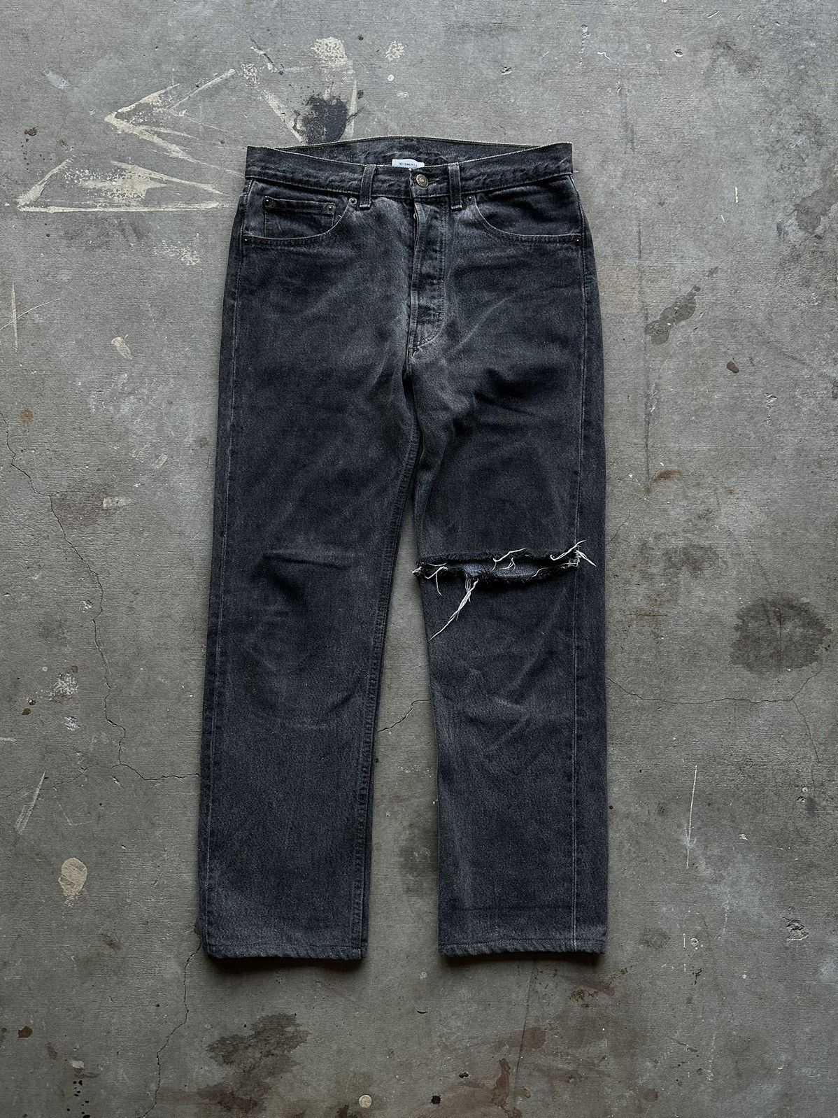 Vetements Vetements 501 Back Logo Denim Size US 31 - 2 Thumbnail