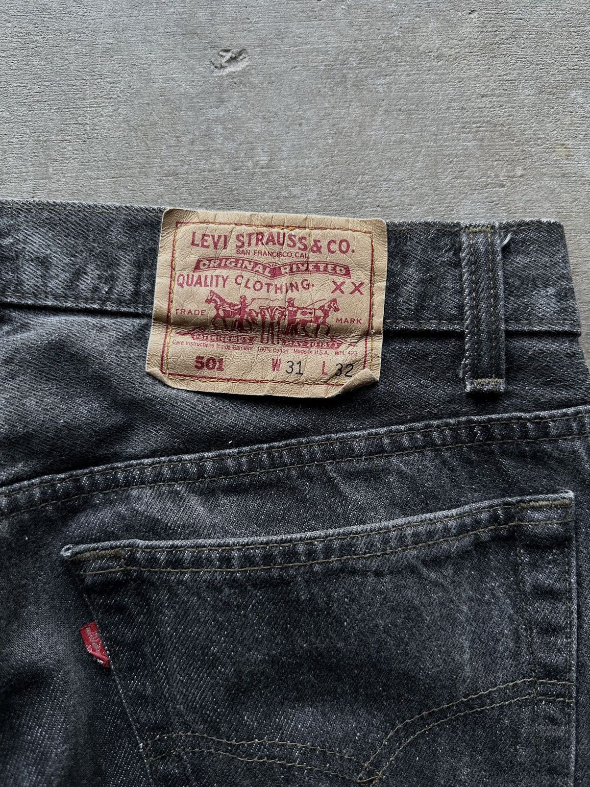 Vetements Vetements 501 Back Logo Denim Size US 31 - 6 Thumbnail