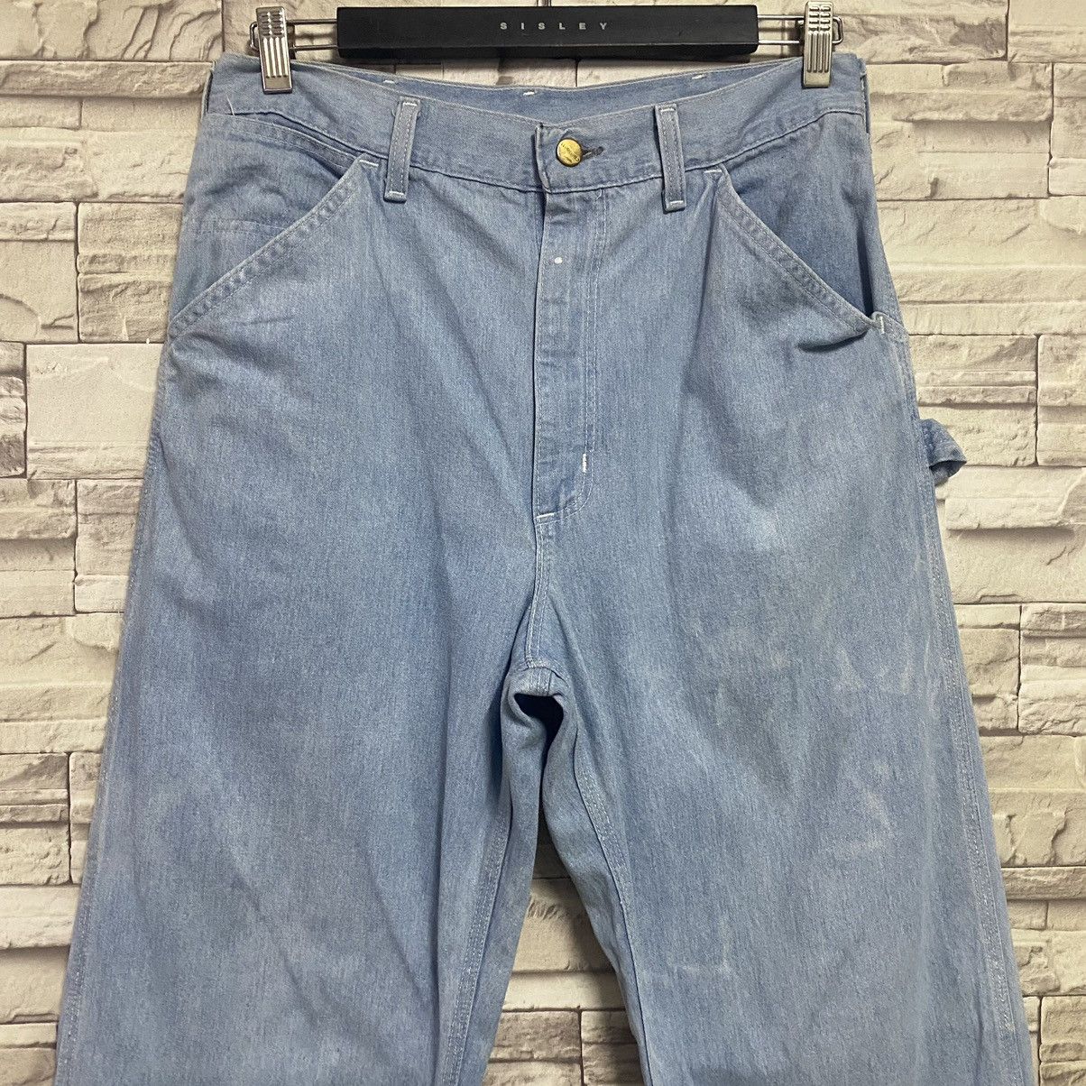 Carhartt Vintage Carhartt Denim Carpenter Light Wash Size US 32 / EU 48 - 4 Thumbnail