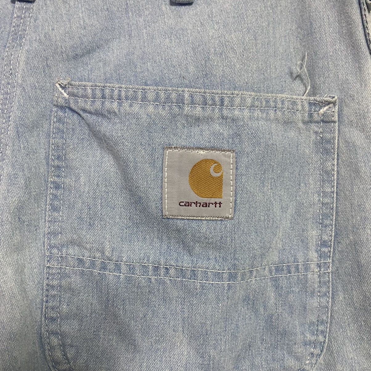 Carhartt Vintage Carhartt Denim Carpenter Light Wash Size US 32 / EU 48 - 13 Thumbnail