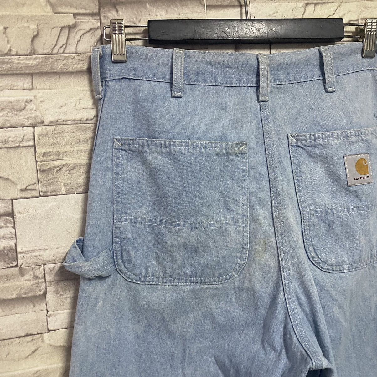 Carhartt Vintage Carhartt Denim Carpenter Light Wash Size US 32 / EU 48 - 12 Thumbnail