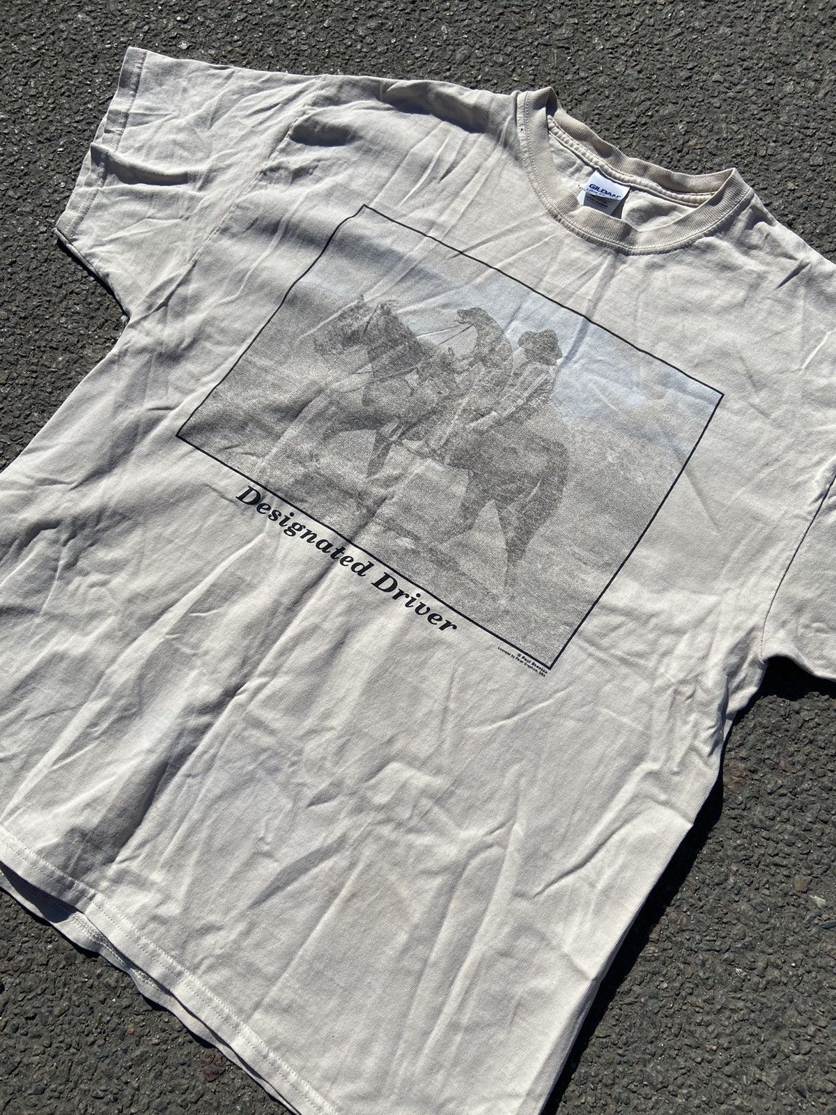 Vintage VTG Paul Stanton Y2K Graphics USA Designated Driver T Shirt Size US XL / EU 56 / 4 - 2 Thumbnail