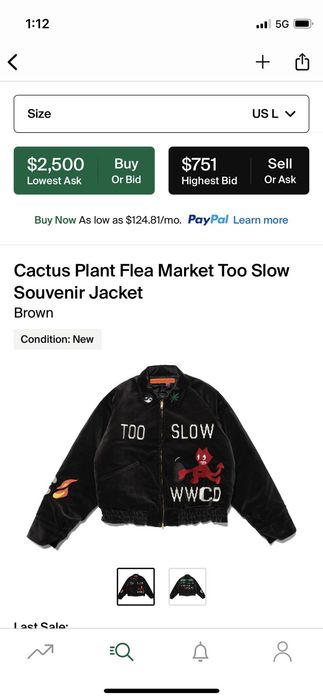 Human Made Cactus plant flea market cpfm too slow souvenir