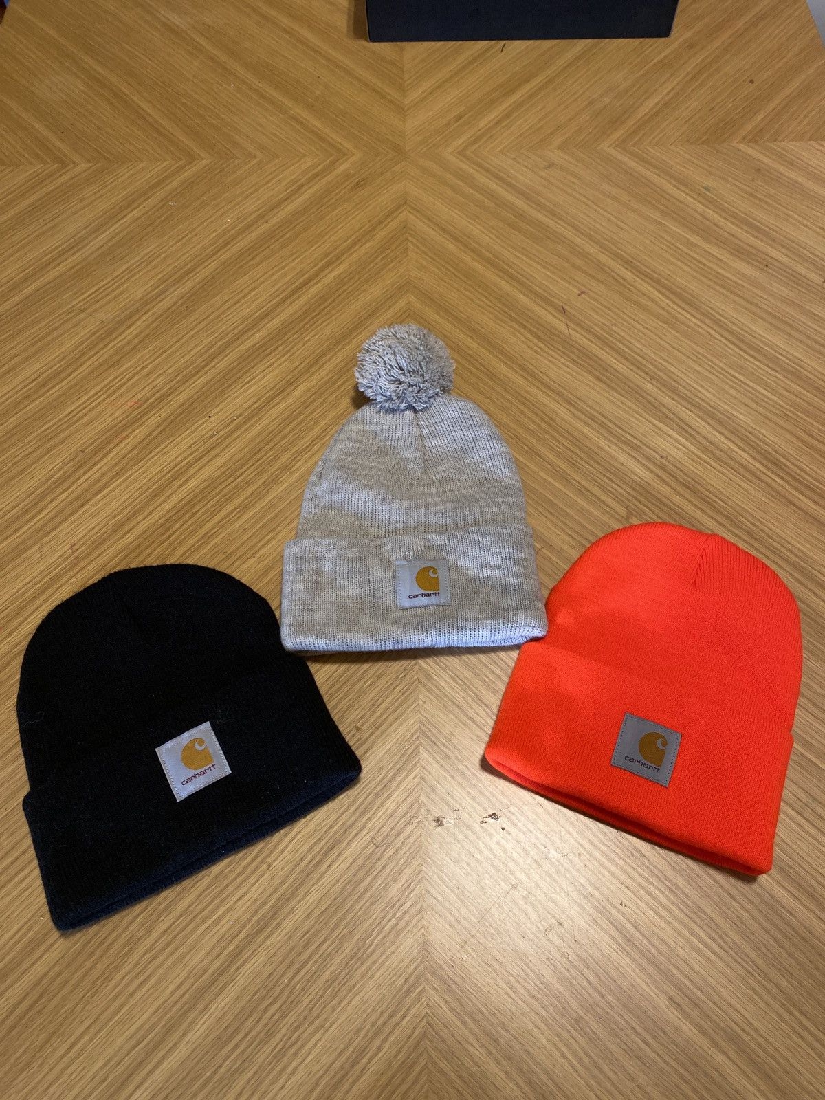 Carhartt Lot of 3 Carhartt beanies Grailed