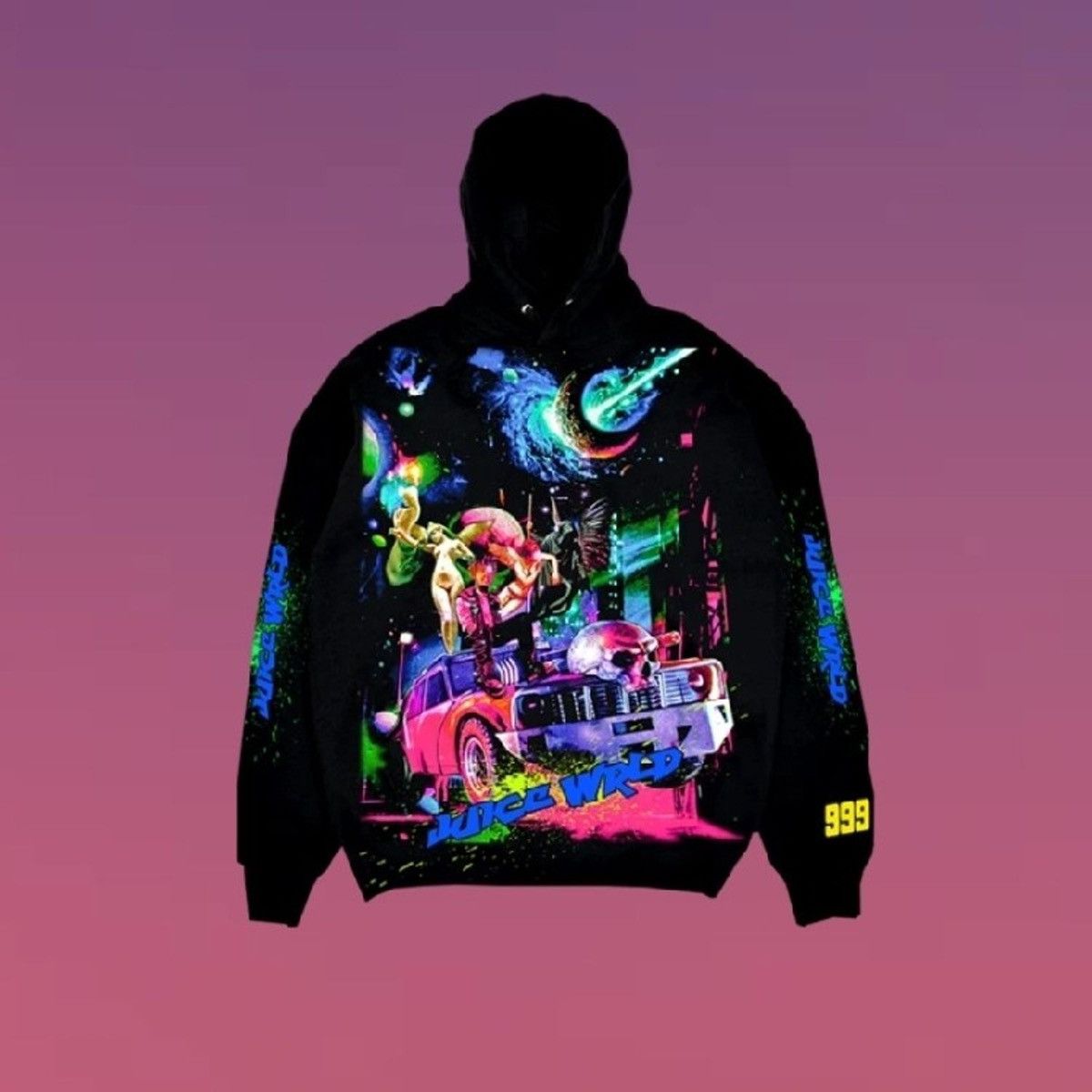 Vlone Juice Wrld x Vlone cosmic Hoodie Grailed