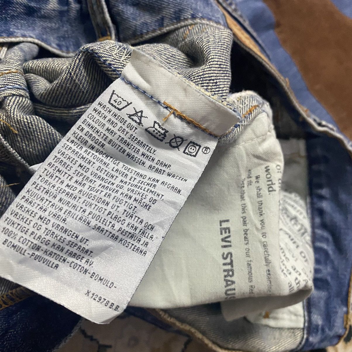 Levi's Levis 505 Patchwork Remake By Kalimera Japan Size US 30 / EU 46 - 21 Thumbnail
