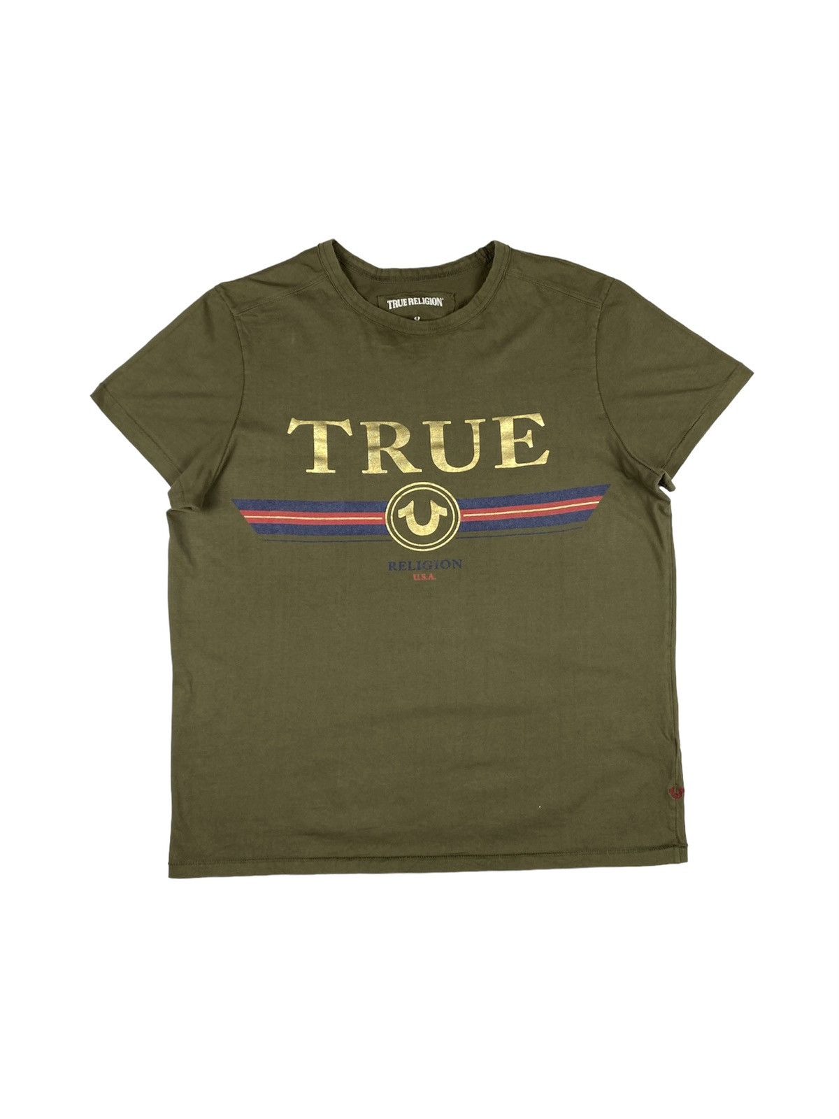 True Religion Y2K Vintage True Religion USA T Shirt Size US M / EU 48-50 / 2 - 1 Thumbnail