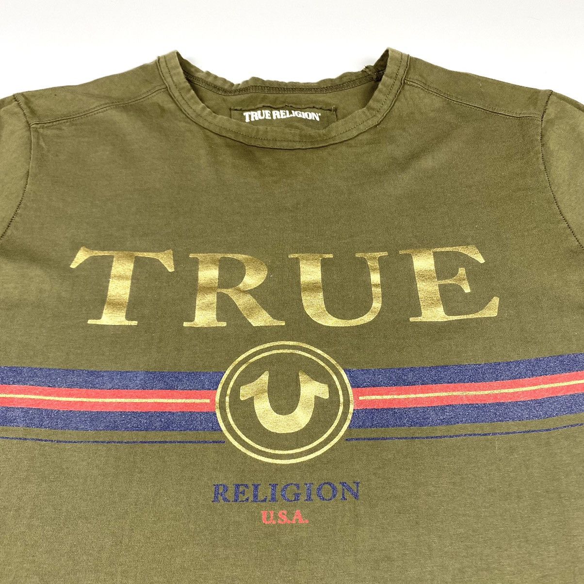 True Religion Y2K Vintage True Religion USA T Shirt Size US M / EU 48-50 / 2 - 3 Thumbnail