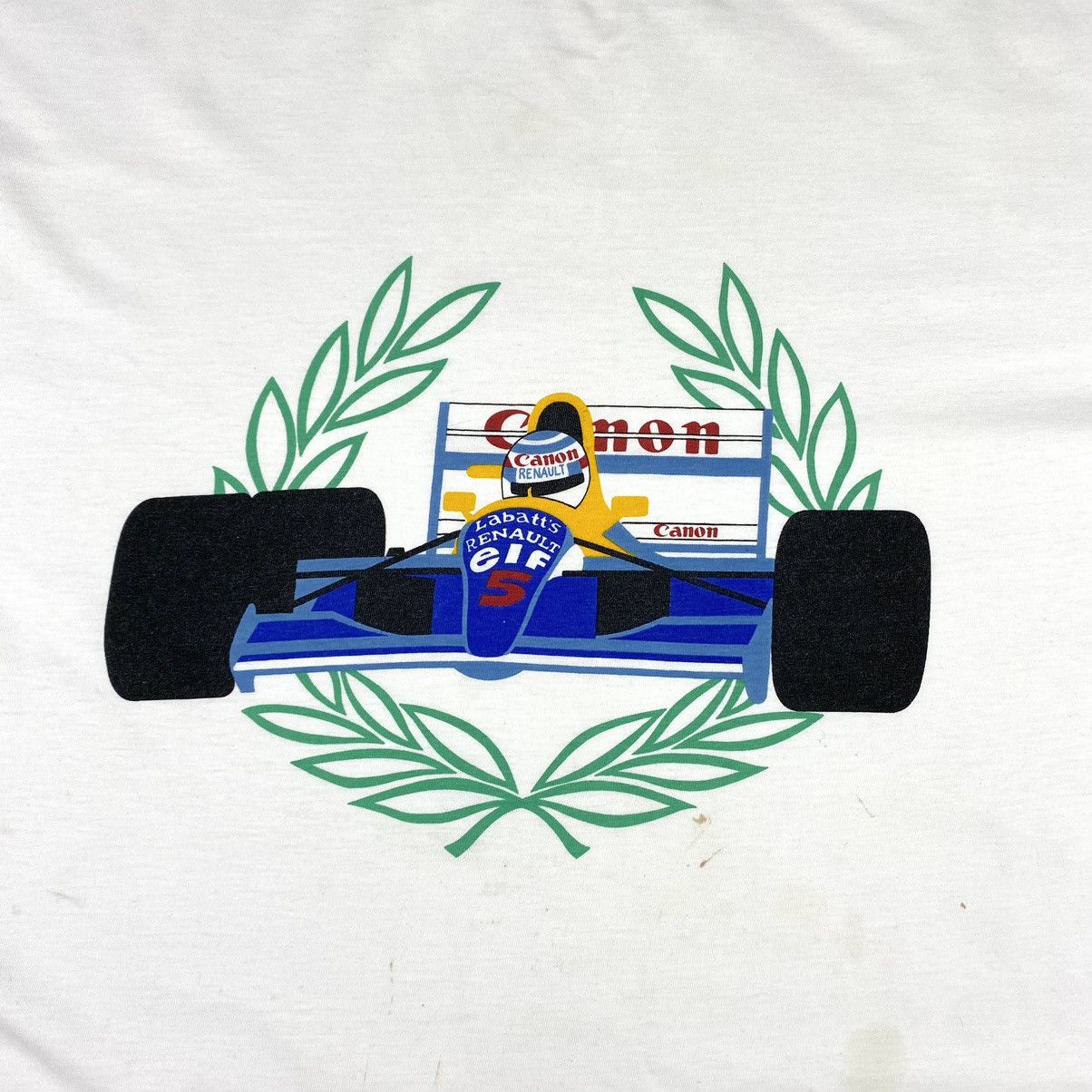 Canon × Vintage 80-90’s Rare Vintage Canon Formula Uno Racing T Shirt Size US XL / EU 56 / 4 - 3 Thumbnail