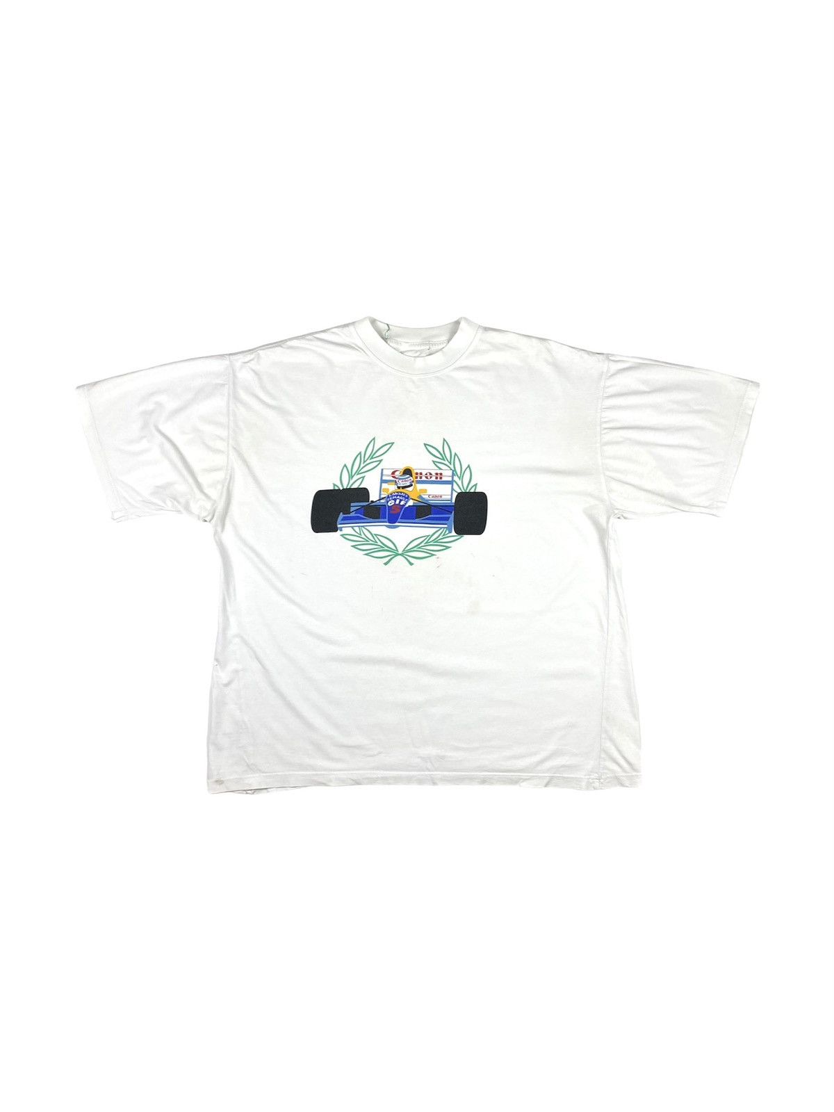 Canon × Vintage 80-90’s Rare Vintage Canon Formula Uno Racing T Shirt Size US XL / EU 56 / 4 - 1 Thumbnail