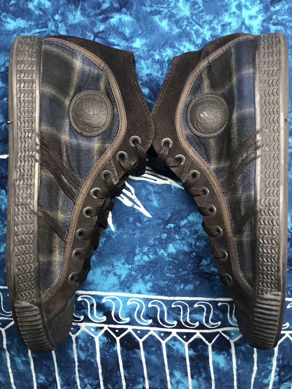 Diesel Vintage DIESEL HiGH TOP Sneakers Size US 10 / EU 43 - 1 Thumbnail