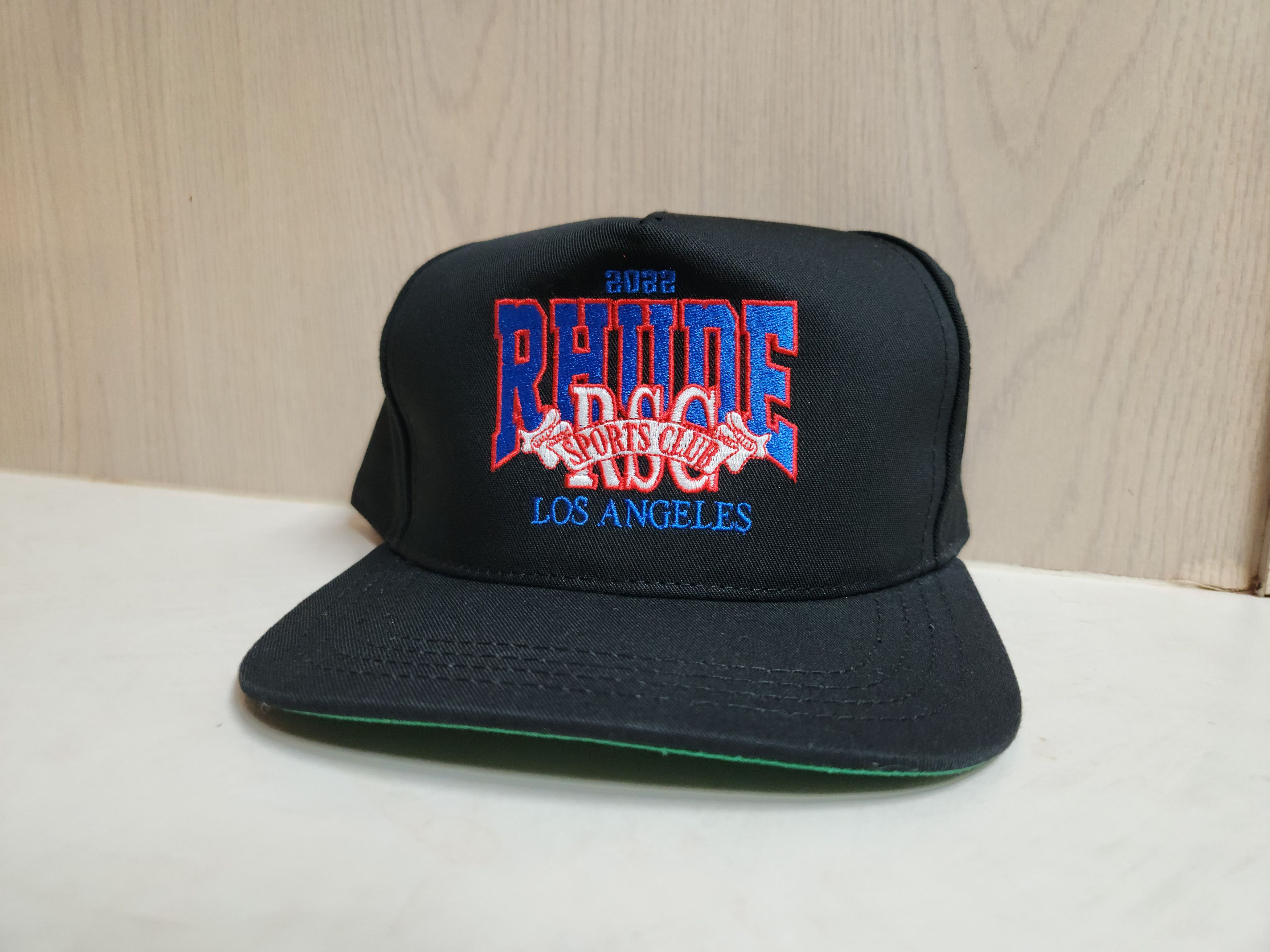 Rhude Rhude Varsity Snapback Black *New* | Grailed