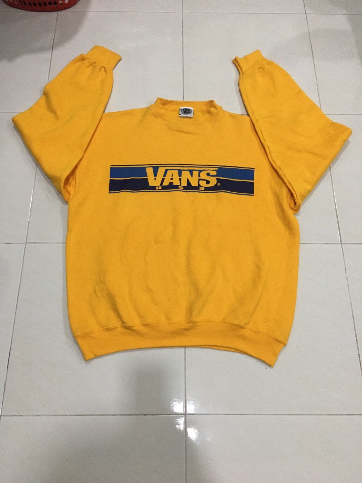 Vans Vtg Vans Sweatshirt Big Spell Size US L / EU 52-54 / 3 - 1 Thumbnail