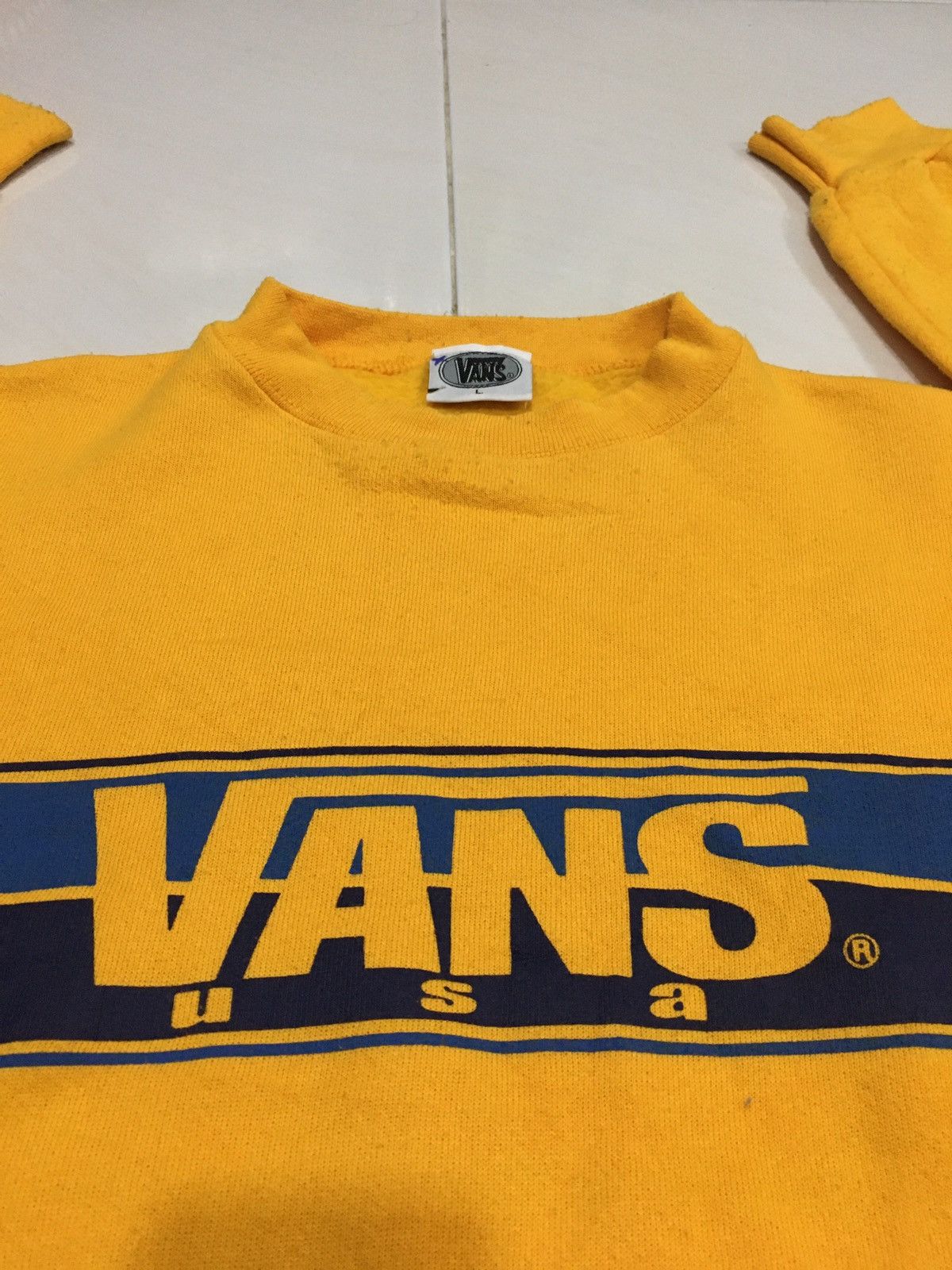 Vans Vtg Vans Sweatshirt Big Spell Size US L / EU 52-54 / 3 - 2 Thumbnail