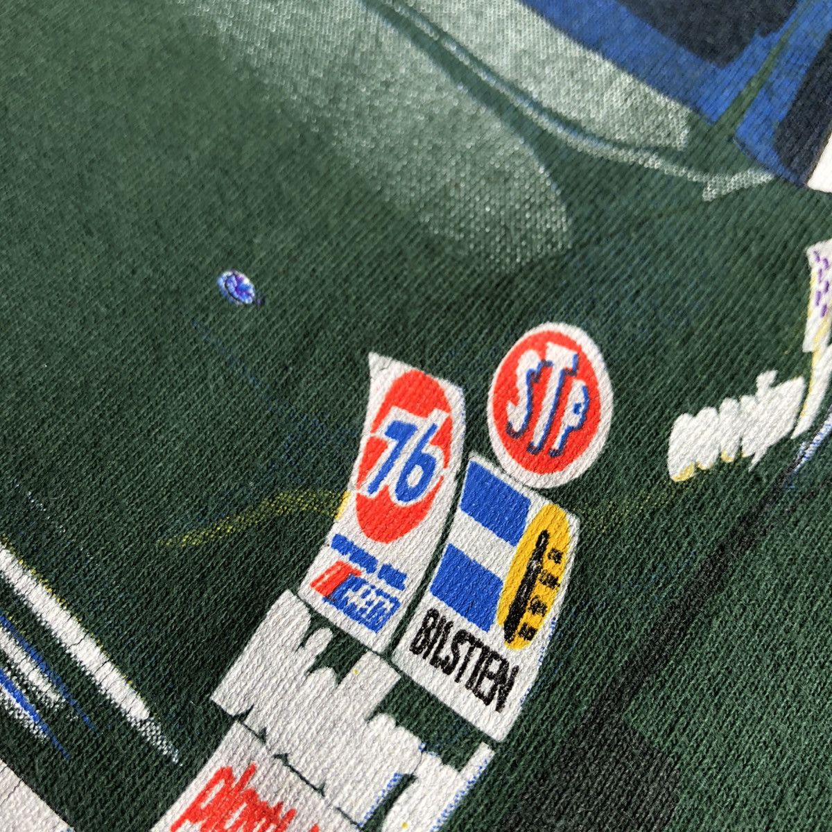 NASCAR Vintage 1990s Handsome Harry Gant NASCAR Graphic Tee Shirt Size US XL / EU 56 / 4 - 6 Thumbnail