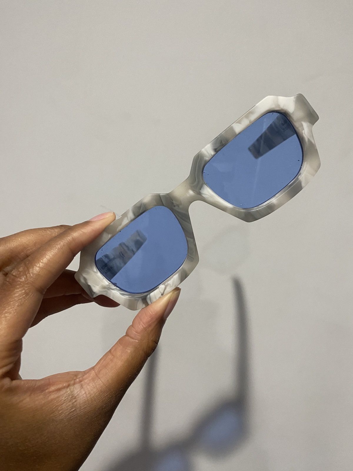 A-COLD-WALL* × Retrosuperfuture A-COLD-WALL x RETROSUPERFUTURE White/Grey Marble Glasses Size ONE SIZE - 5 Thumbnail