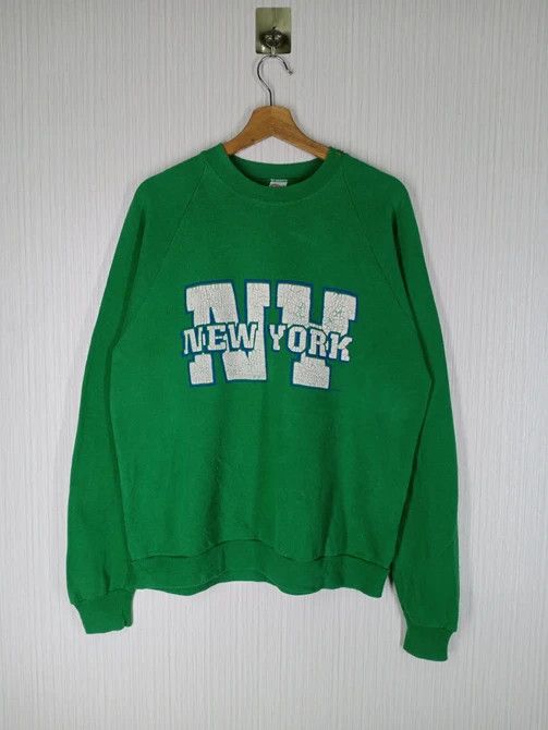 RARE VINTAGE 80S NY NEW YORK BIG LOGO SWEATSHIRT