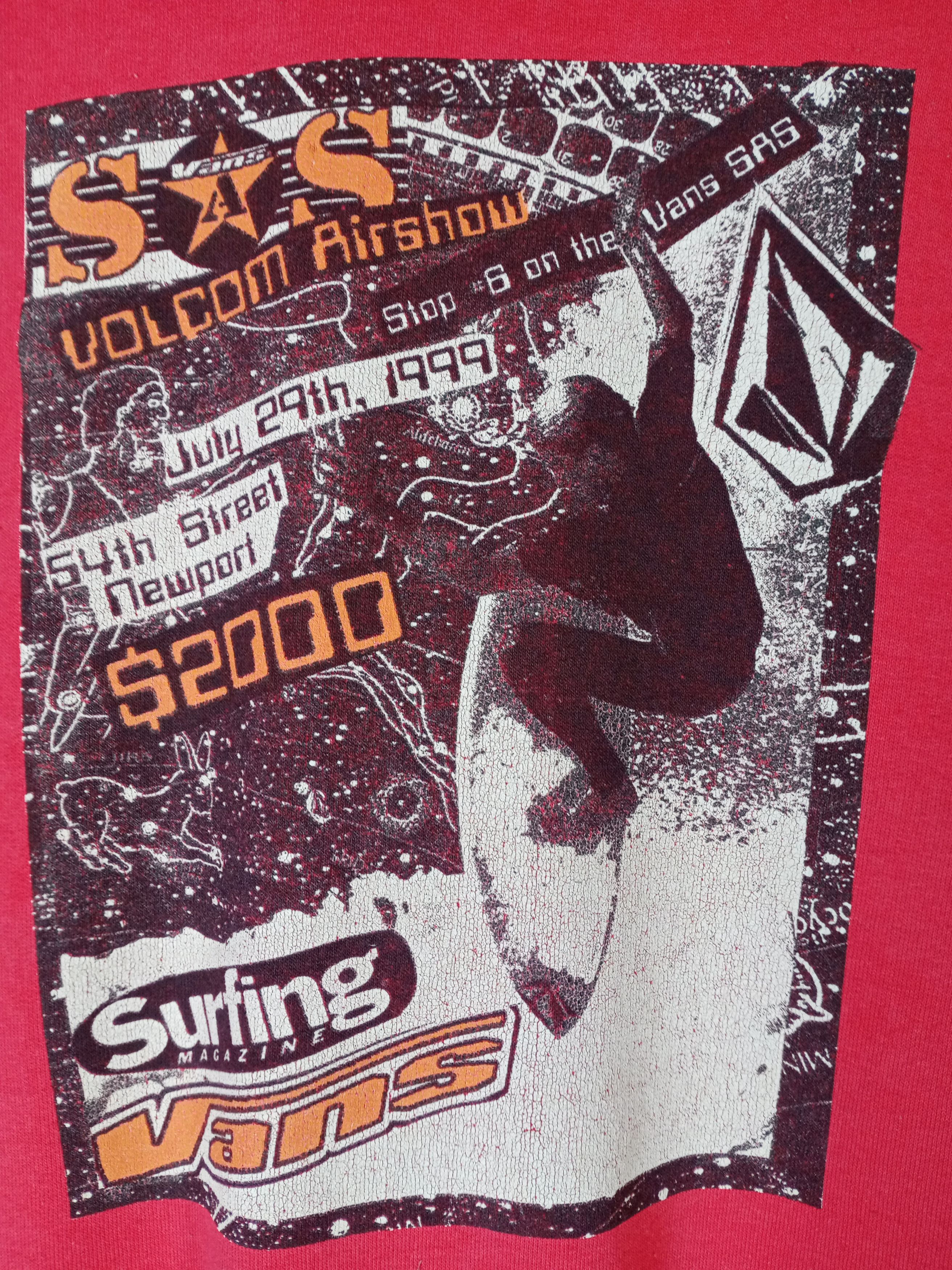 Vans Rare Vintage 1999 Vans SAS VOLCOM Airshow Sweatshirt Size US L / EU 52-54 / 3 - 4 Thumbnail