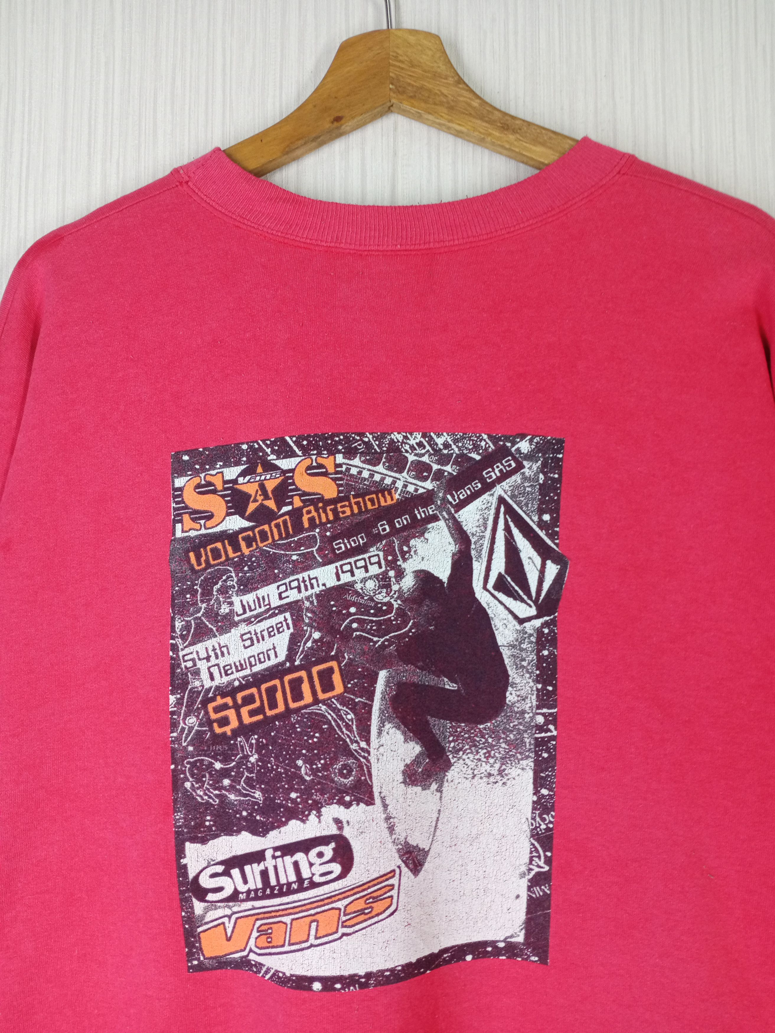 Rare Vintage 1999 Vans SAS VOLCOM Airshow Sweatshirt