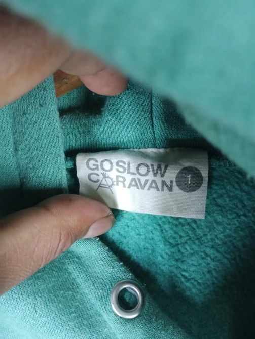 go slow caravan Rare Vintage Go Slow Caravan Big Logo Hoodie Sweatshirt Size US S / EU 44-46 / 1 - 6 Thumbnail