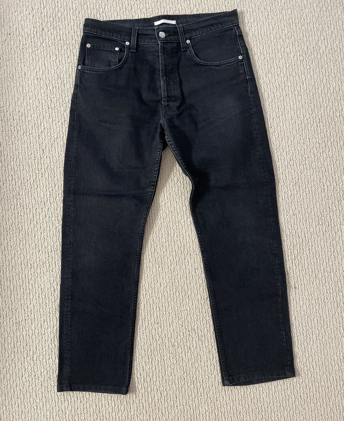 Helmut Lang Helmut Lang Black Denim Pants Size US 32 / EU 48 - 1 Thumbnail