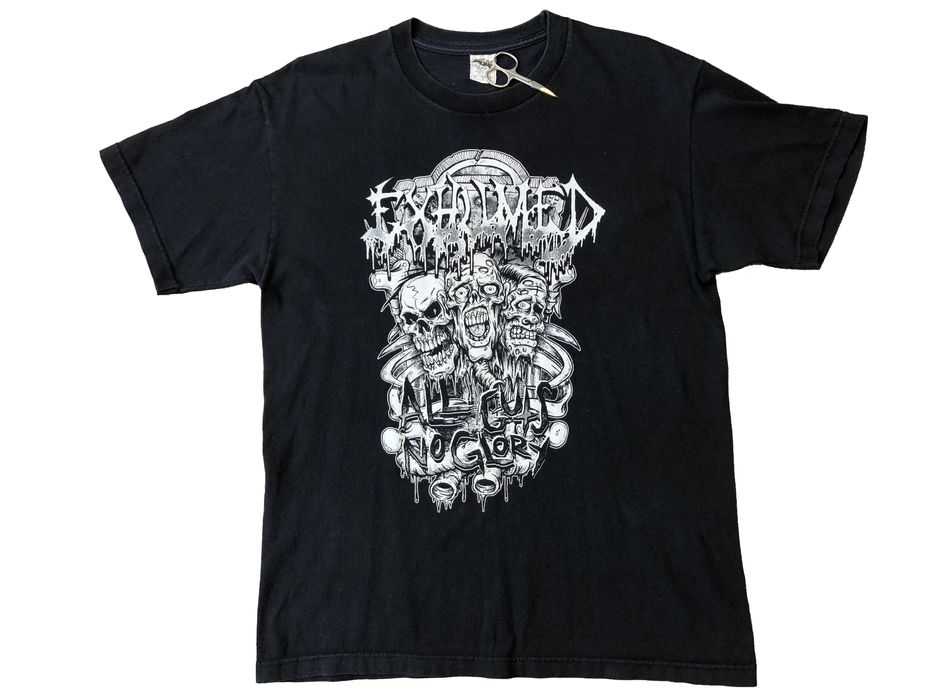 Vintage Exhumed Band Death Metal Band Tee Shirt | Grailed