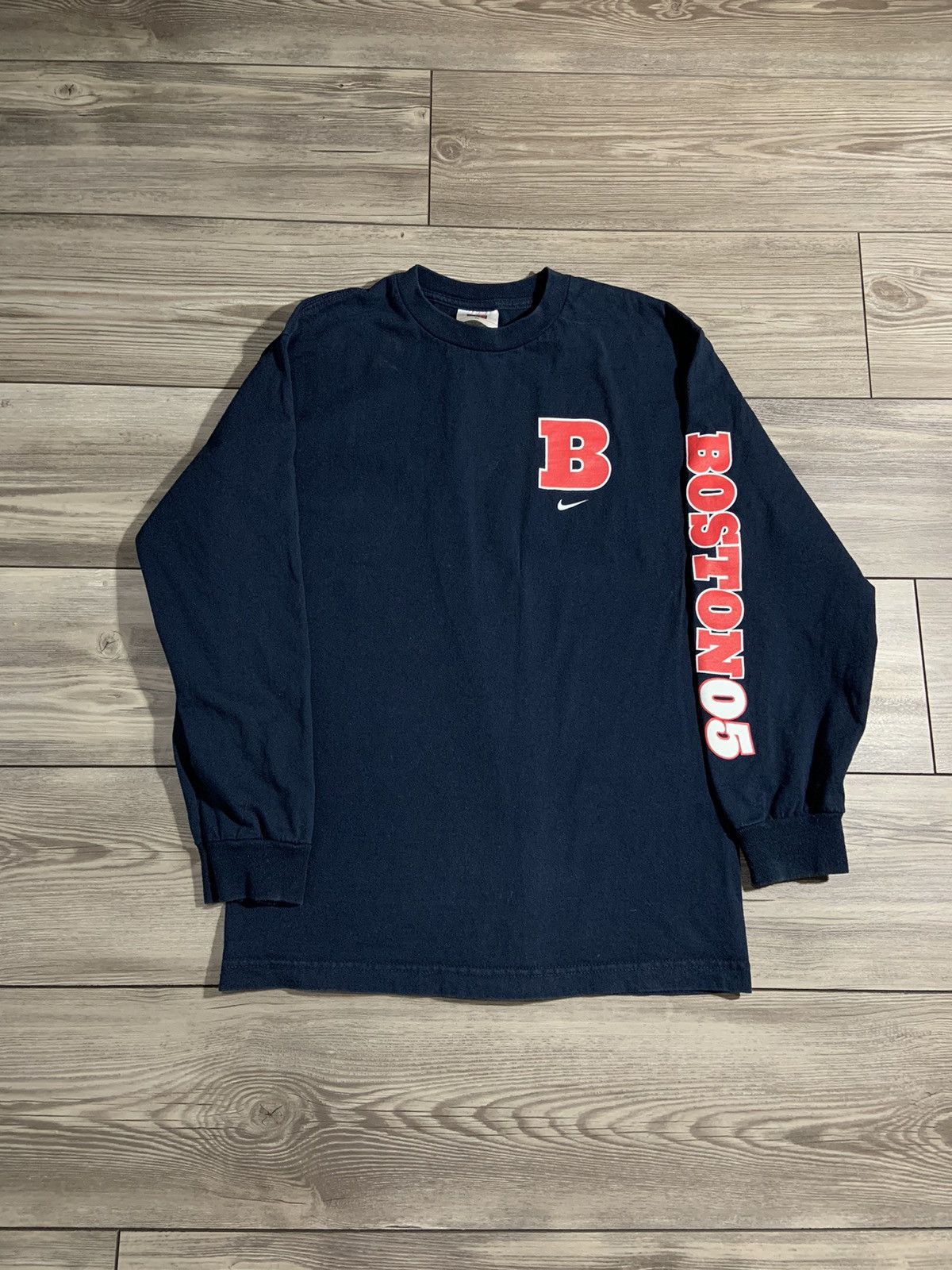 MLB Vintage Nike Boston Red Sox Longsleeve Size US M / EU 48-50 / 2 - 1 Thumbnail