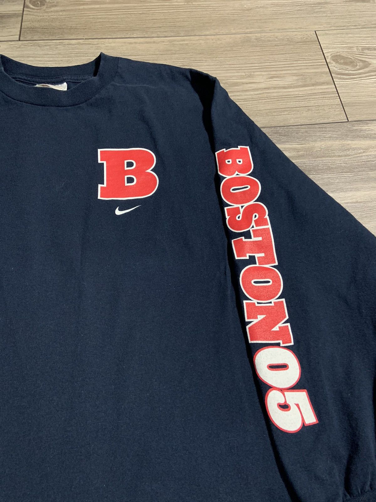 MLB Vintage Nike Boston Red Sox Longsleeve Size US M / EU 48-50 / 2 - 2 Thumbnail