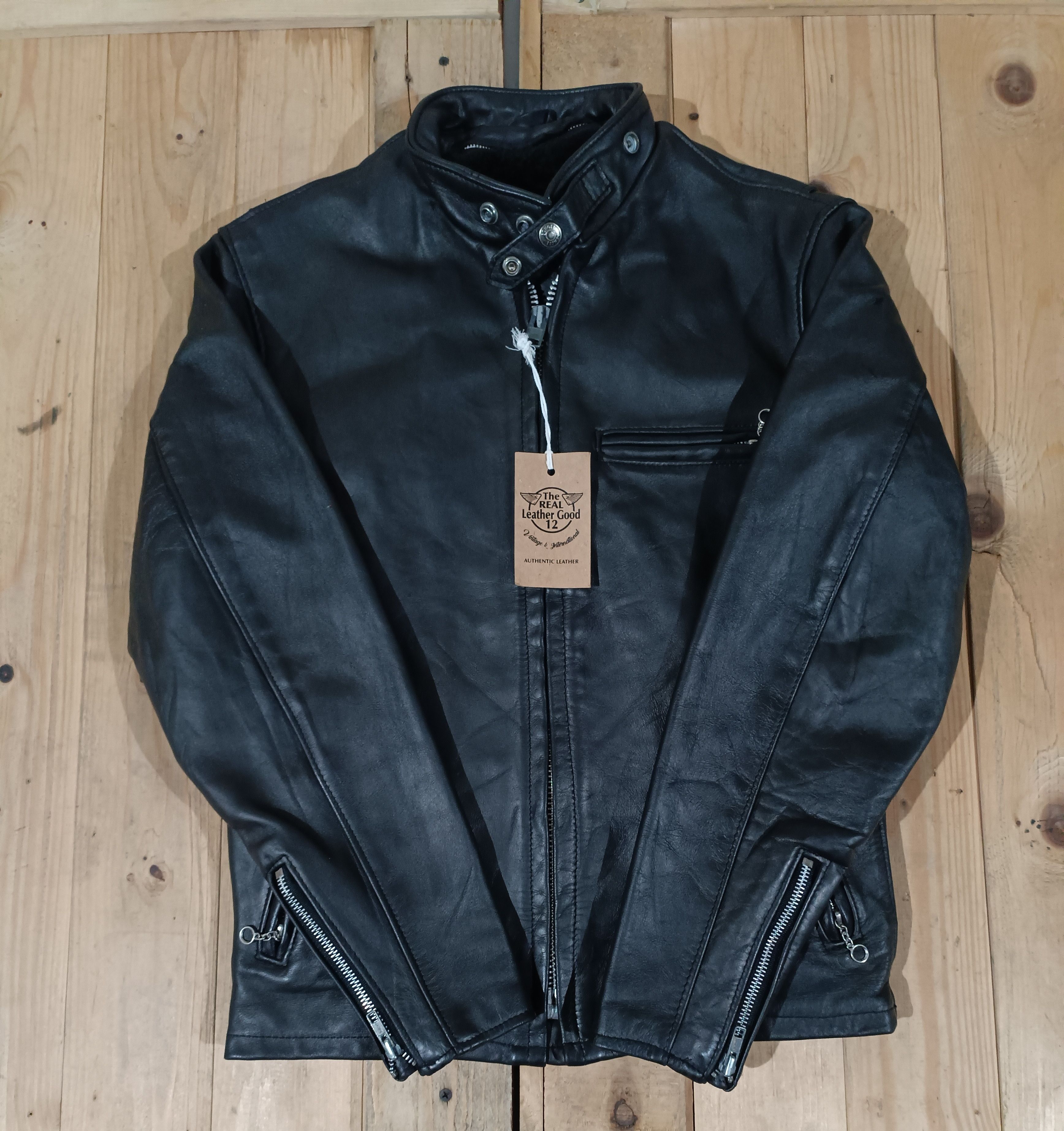 Schott　642 Schott Riders Jacket Single 642 Black | eBay