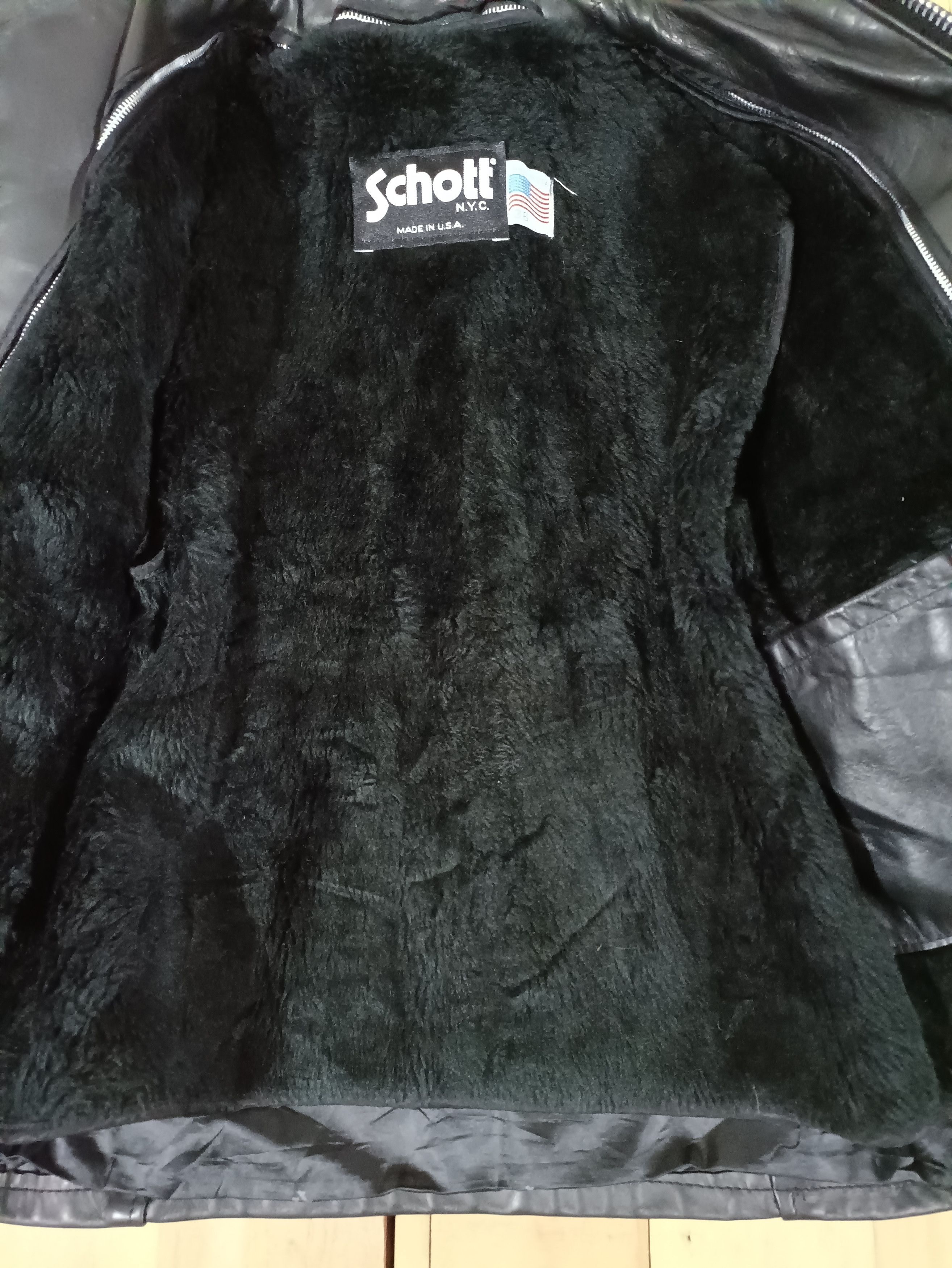 Schott SCHOTT NYC 641 LEATHER CAFE RACER JACKET Size US S / EU 44-46 / 1 - 3 Thumbnail