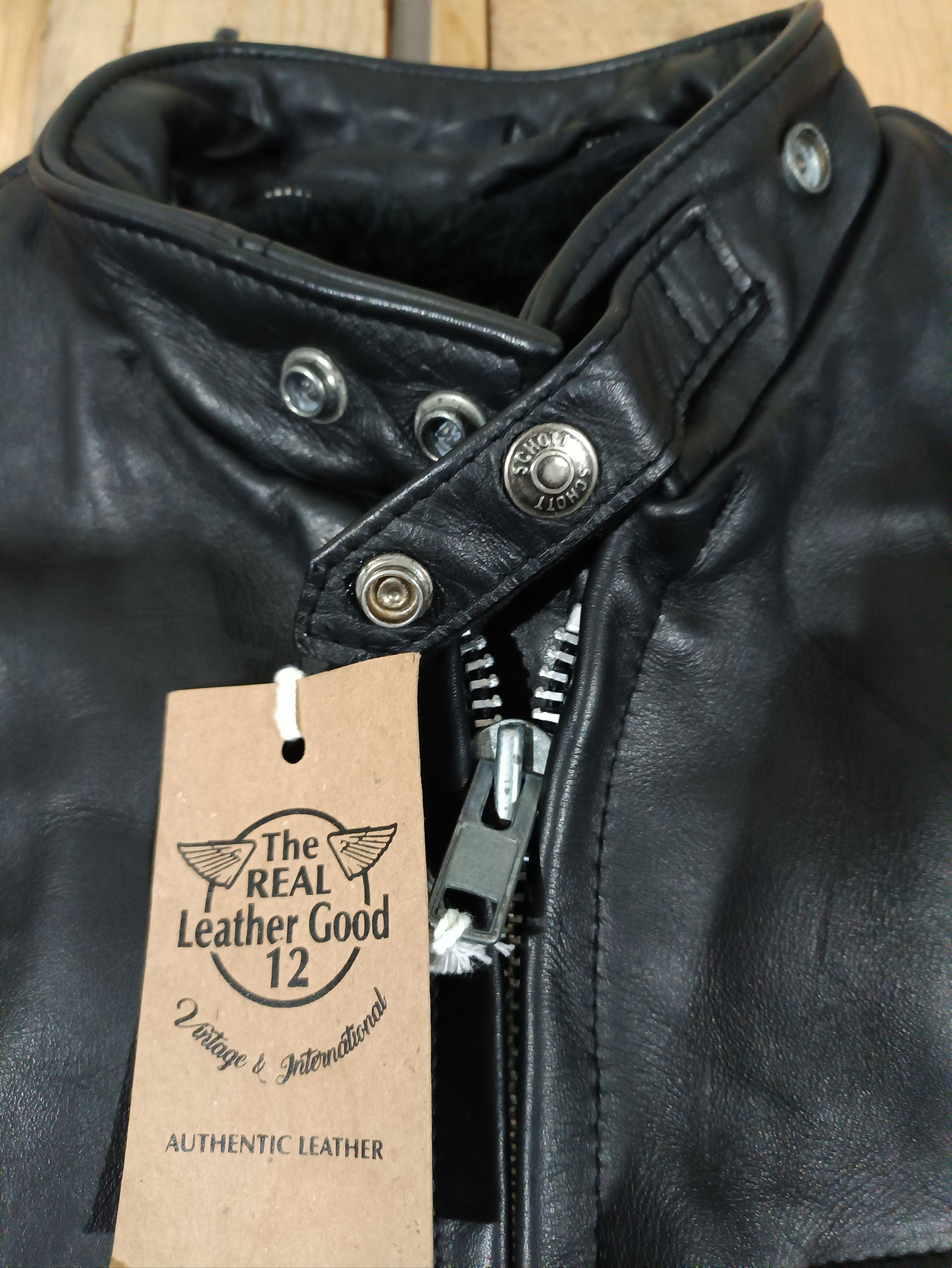 Schott SCHOTT NYC 641 LEATHER CAFE RACER JACKET Size US S / EU 44-46 / 1 - 4 Thumbnail