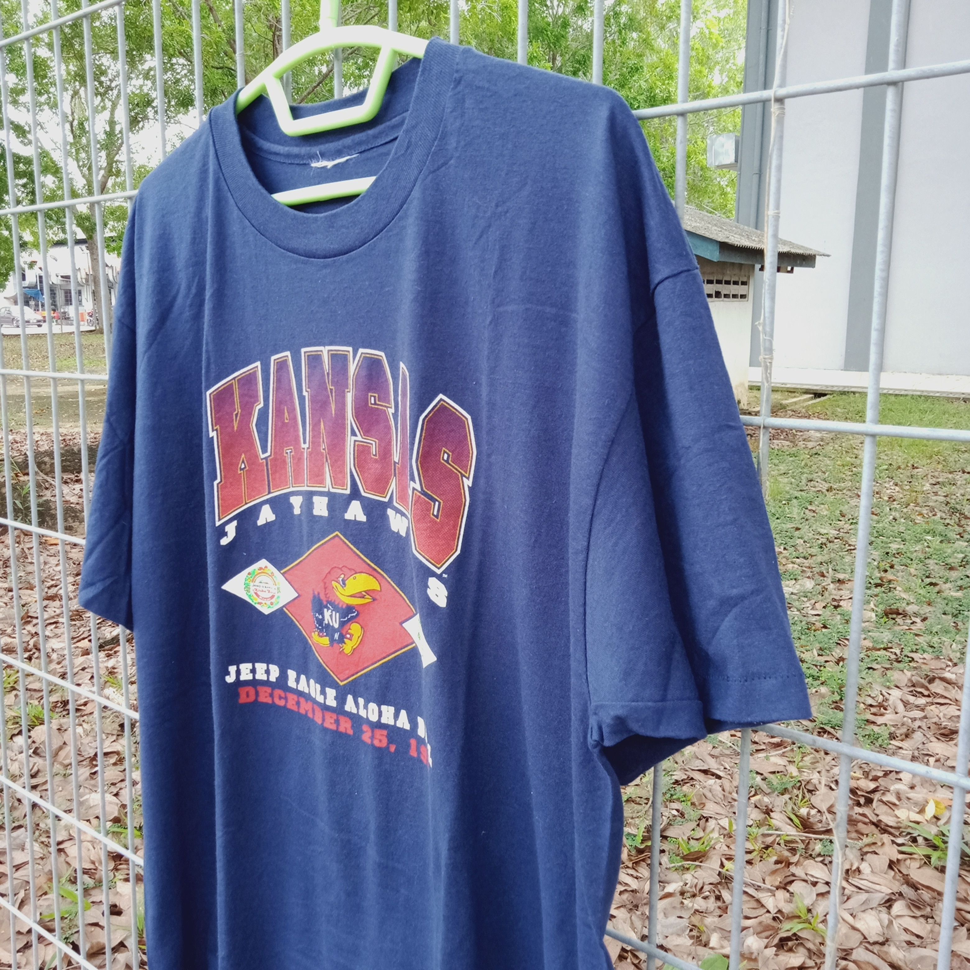 NBA × Vintage Vintage Jay Hawks Kansas Size US XL / EU 56 / 4 - 2 Thumbnail