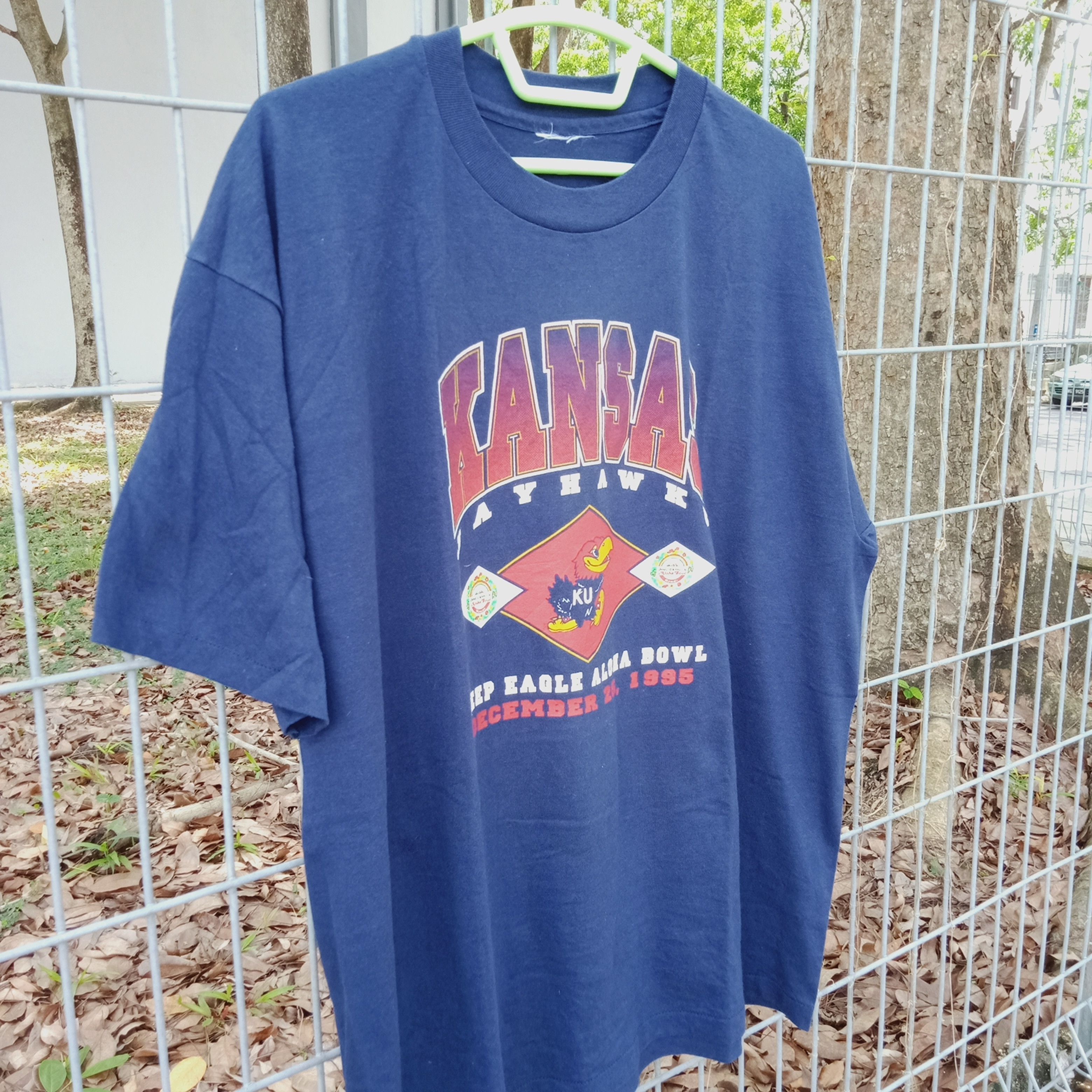 NBA × Vintage Vintage Jay Hawks Kansas Size US XL / EU 56 / 4 - 6 Thumbnail