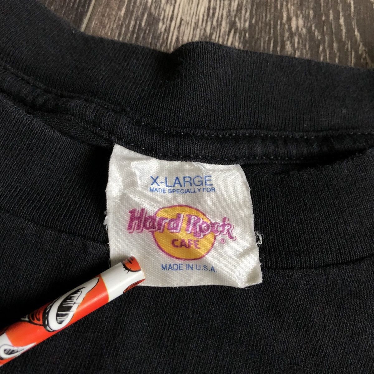 Hard Rock Cafe Vintage 1990s Hard Rock Cafe Orlando Florida Retro Logo Tee Size US XL / EU 56 / 4 - 4 Thumbnail