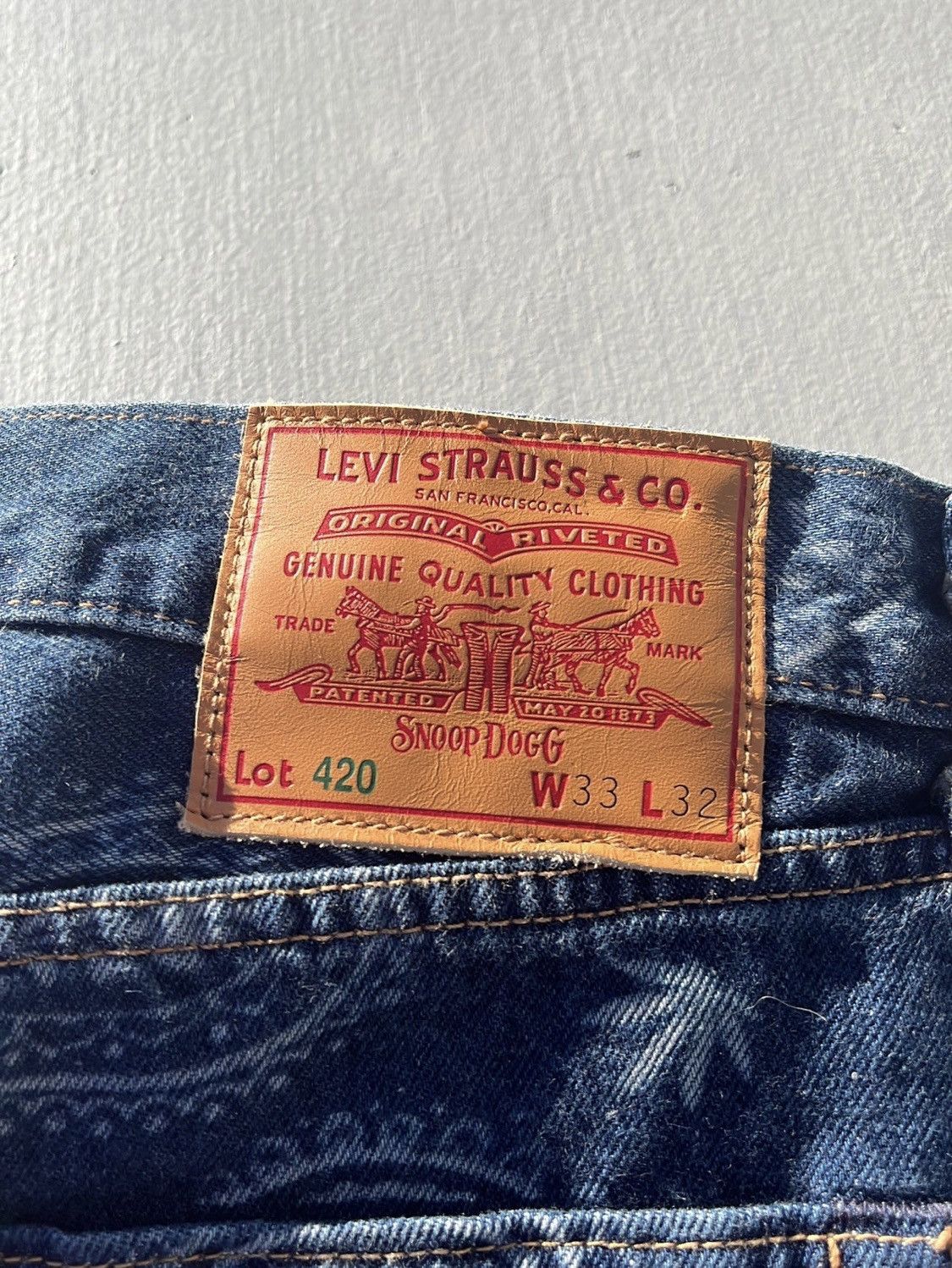 Levi s Snoop Dogg x Levi s RARE UNRELEASED HEMP JEANS Grailed