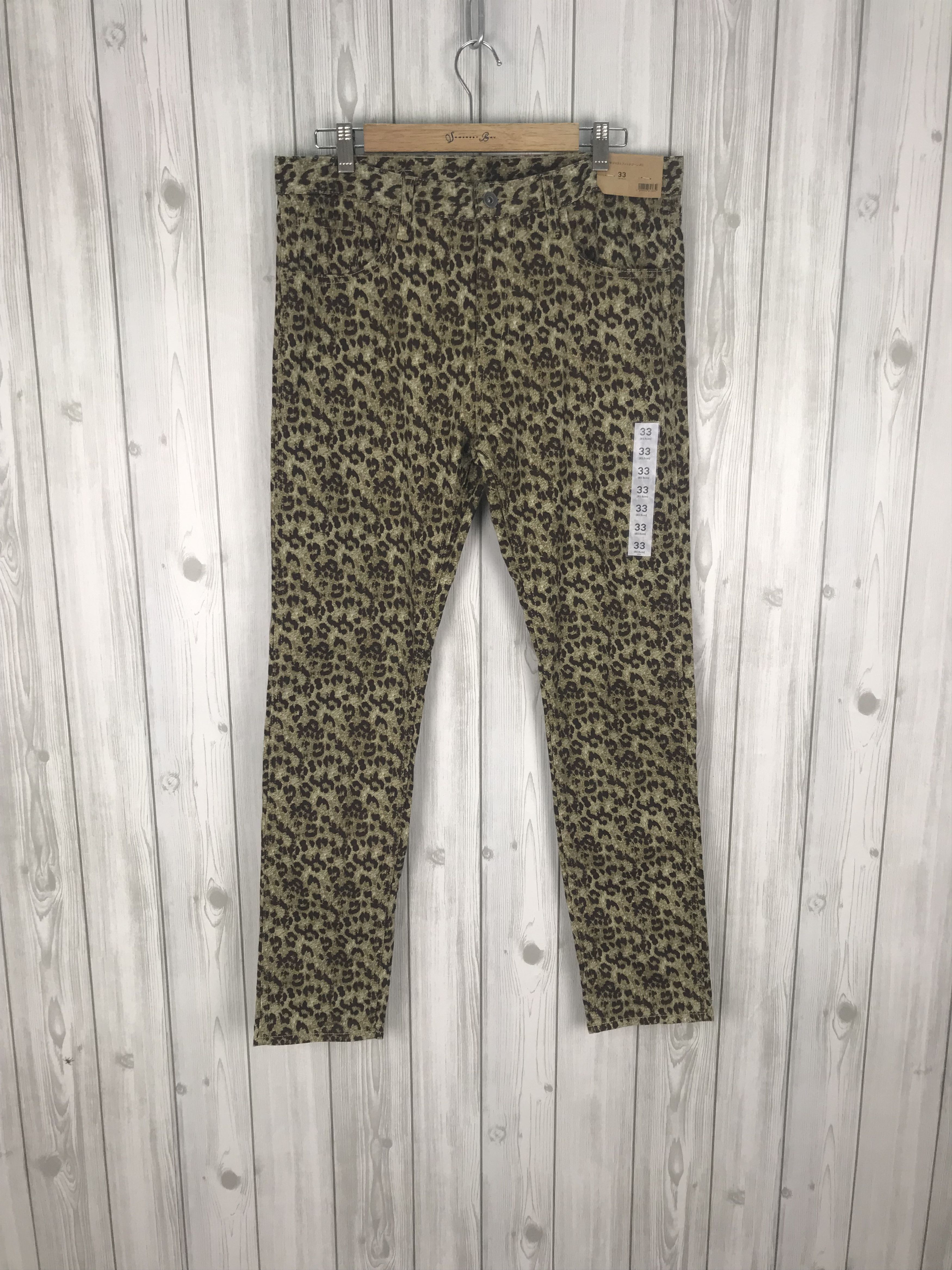 Hysteric Glamour NWT Japanese Brand Leopard Elastane Pants Size US 33 - 1 Thumbnail