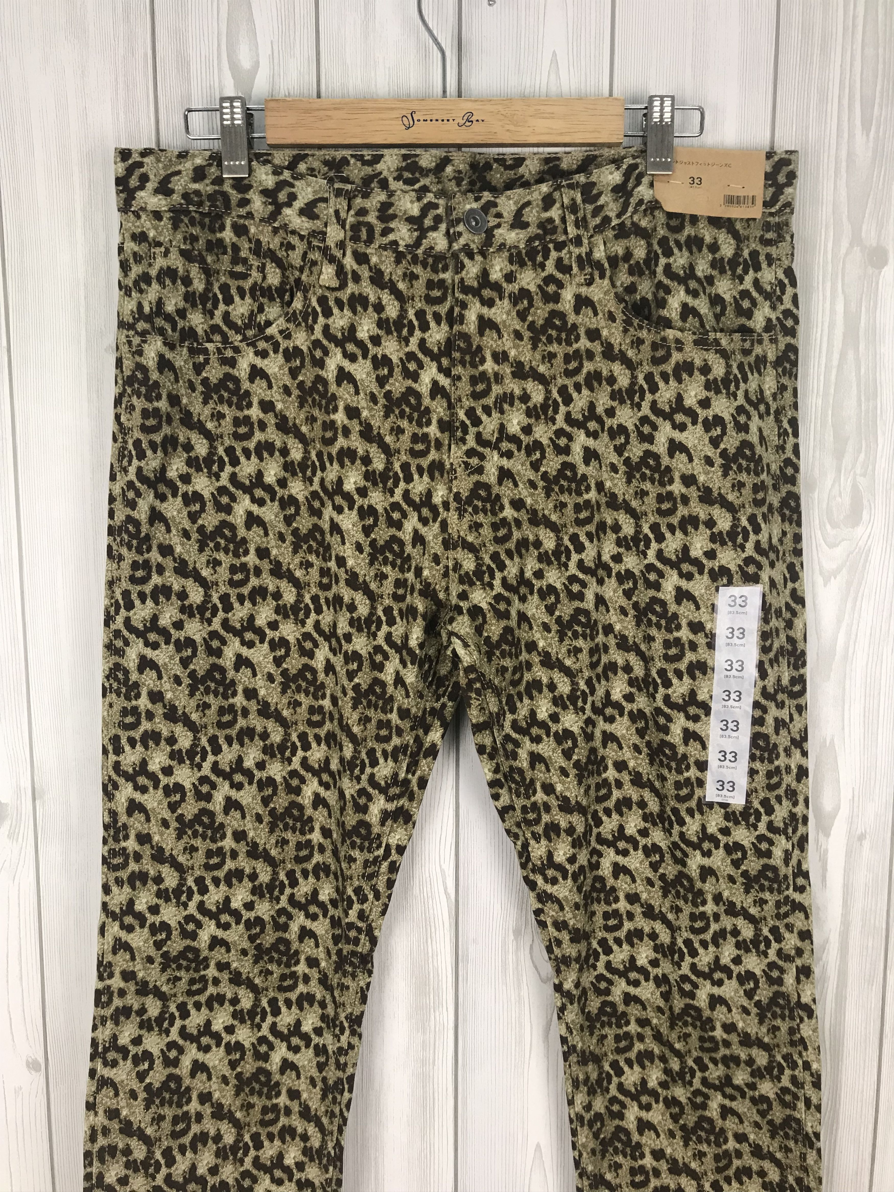 Hysteric Glamour NWT Japanese Brand Leopard Elastane Pants Size US 33 - 2 Thumbnail
